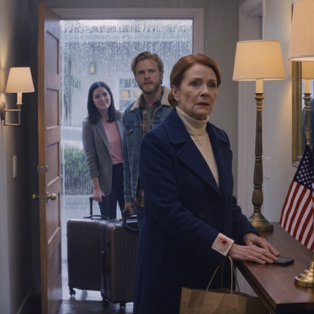 ‘Did you ask the landlord for permission?’ I asked when my daughter-in-law appeared at my apartment door with two suitcases. My son laughed and said, ‘Mom, we don’t need to ask permission at home.’ I smiled, stepped aside, and let them enjoy their small victory for exactly ten minutes until the phone rang, and they stopped laughing.