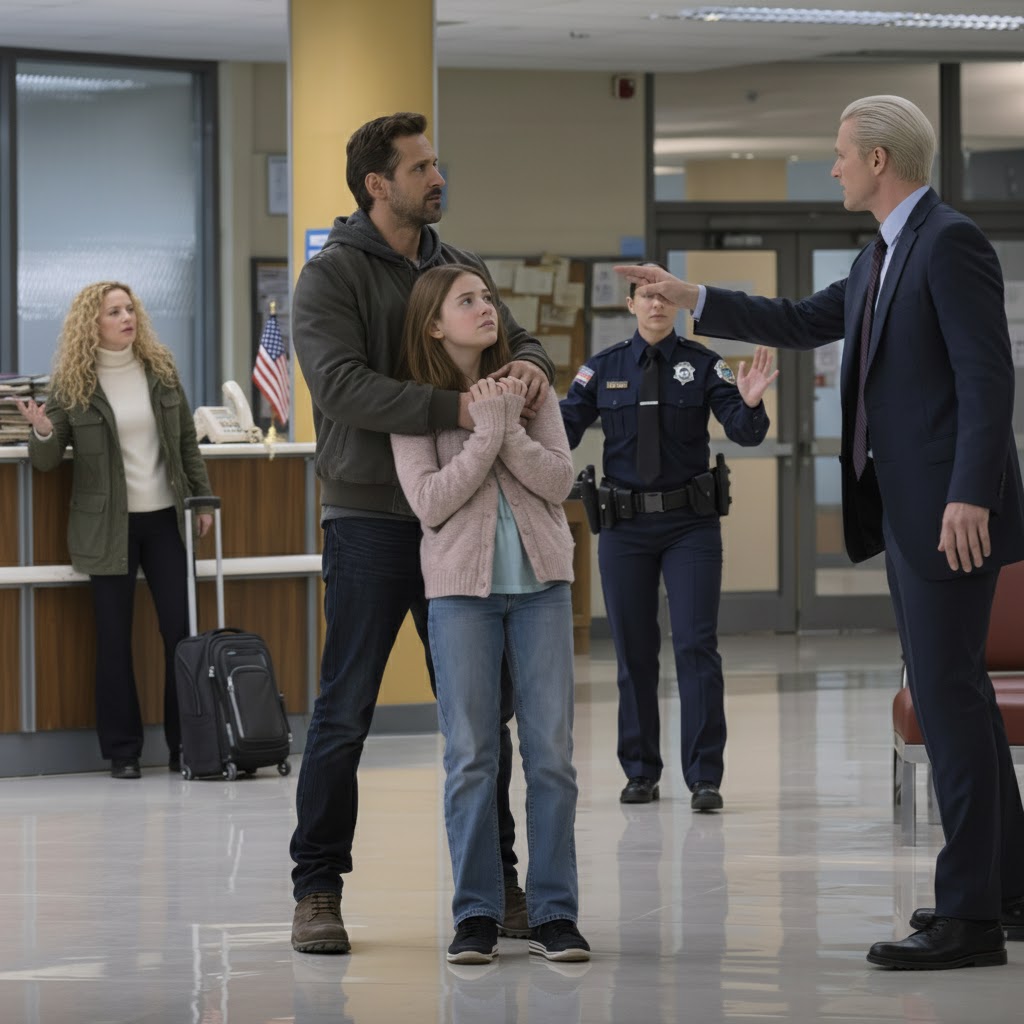 My daughter called me from a police station at 3:17 a.m., saying her stepfather hurt her—and when I walked in, the officer on duty went ghost-white and whispered, “I’m sorry… I didn’t know.”