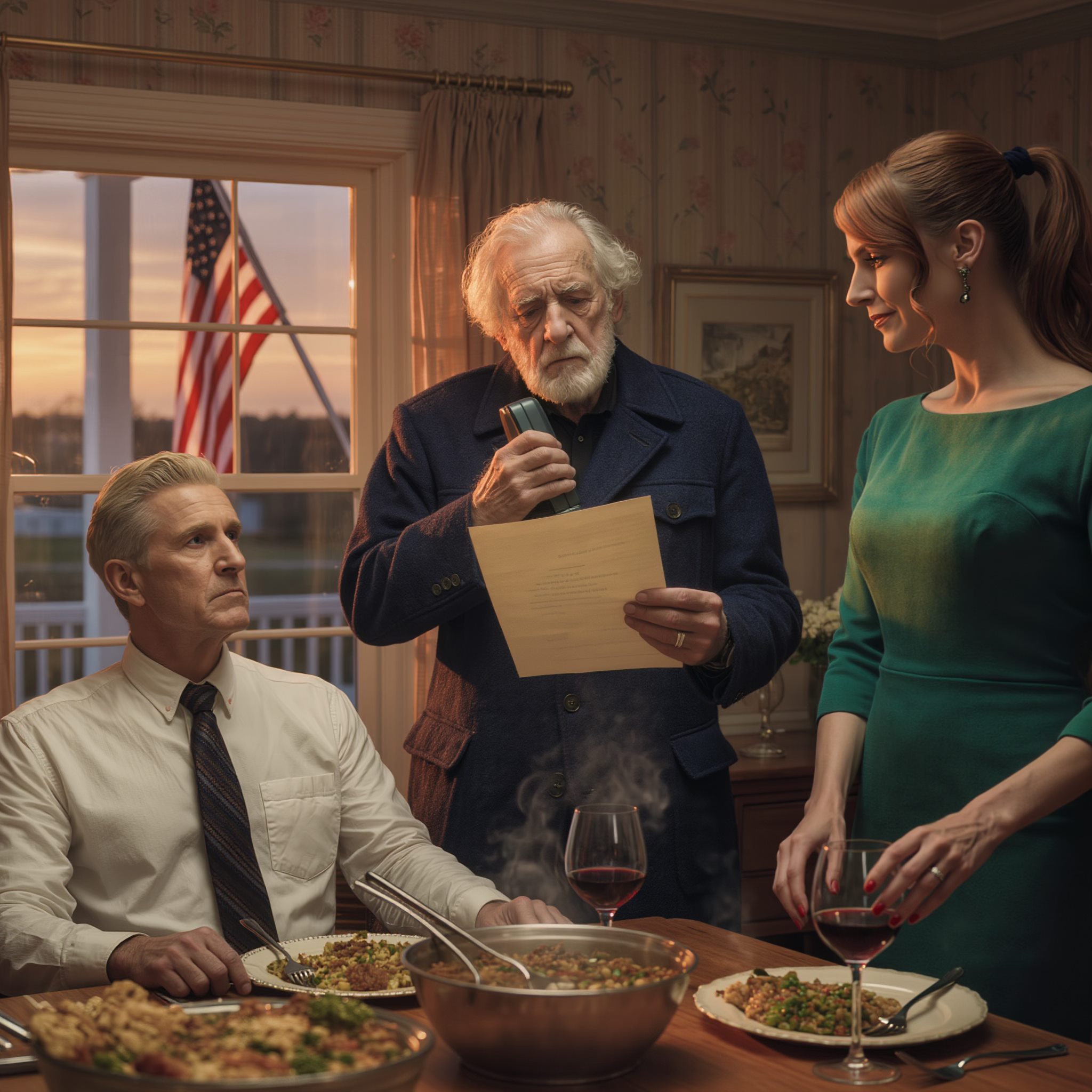 During dinner, my son said, ‘Don’t embarrass us again,’ and the table fell silent, so I got up, opened the text message his wife had unintentionally sent me the night before, and read aloud each line as her smile faded and her hands began to tremble. The message wasn’t meant for me at all, it was for a name she thought would never be mentioned in this house… until the next sentence I was about to read.