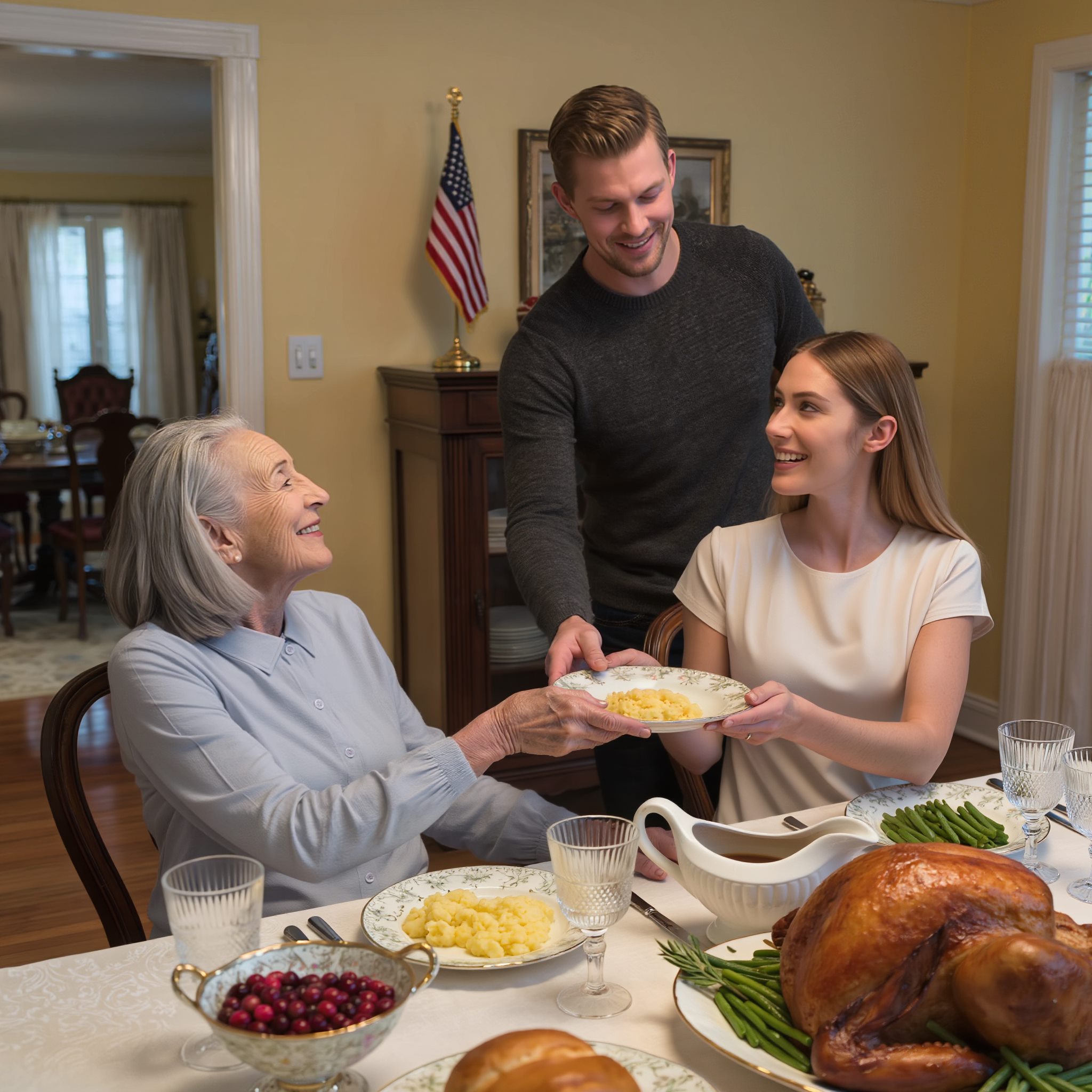 At Thanksgiving dinner, my son smiled and said, ‘Mom, try this special sauce I made.’ I smiled back, swapped plates with his wife as if it were a joke, and saw my son’s face tense for half a second long enough for me to know that the sauce was never meant for me.