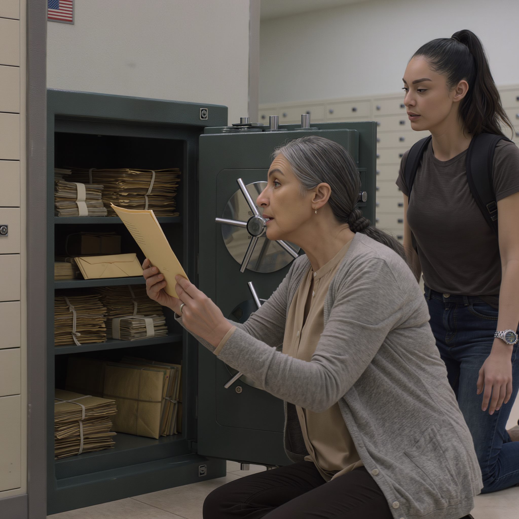 Twenty-five years after my son emptied our family safe, vanished across the border and left his father to die from the shock three days later, a young woman I’d never seen before rang the bell of my tiny San Diego apartment, holding a small silver key between her fingers and saying one quiet sentence that made my knees buckle and proved my past wasn’t nearly as buried as I thought.