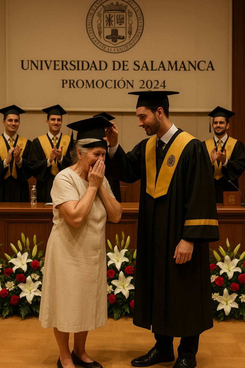 Man verspottete mich, weil ich der Sohn eines Müllmanns bin – doch an meinem Abschluss sagte ich nur einen Satz … und plötzlich herrschte Stille, und alle begannen zu weinen.