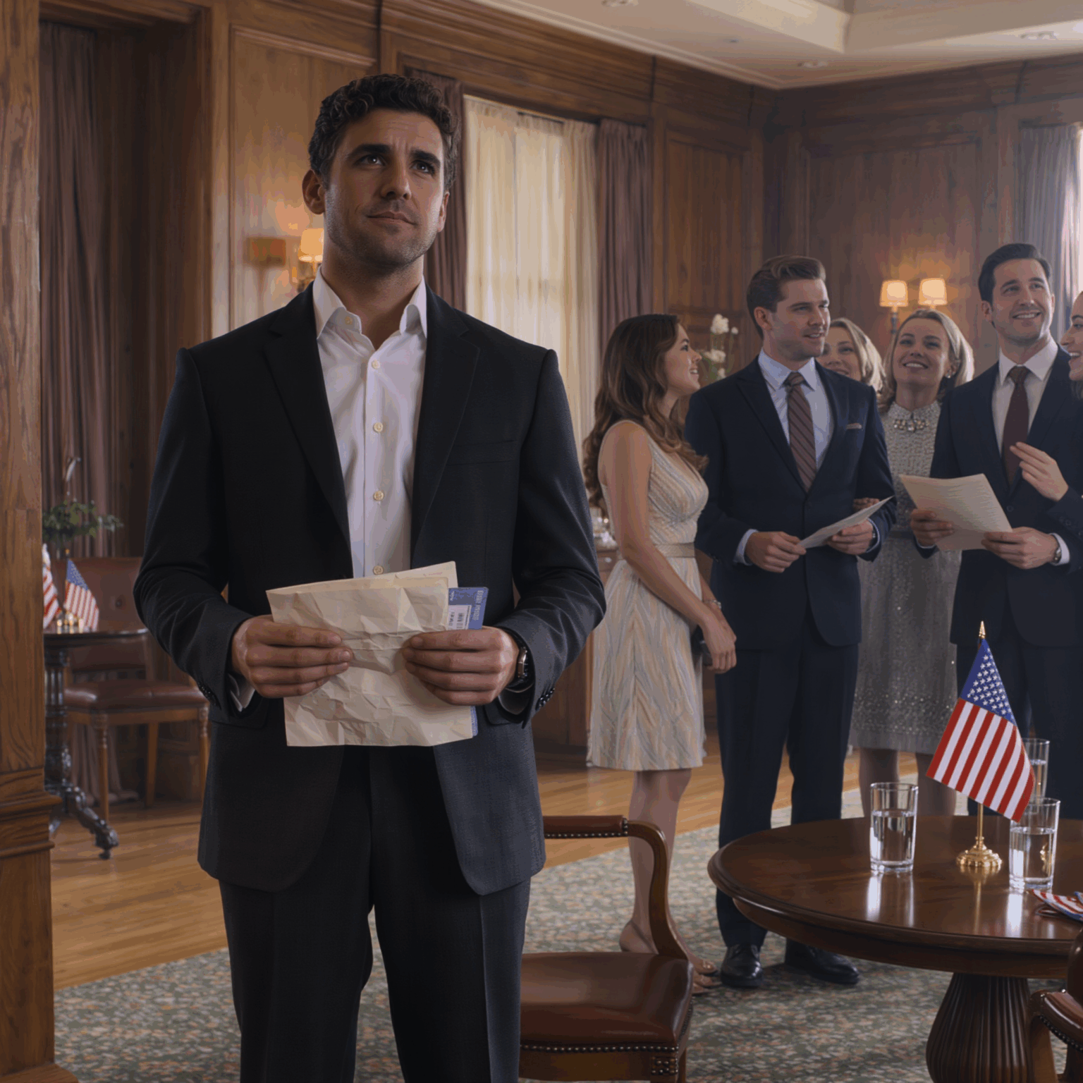 At my grandfather’s funeral, my cousins received his yacht, his penthouse, and his company worth 27 million dollars. I received a small, old envelope. Laughter broke out as I opened it. Inside there was only a plane ticket to Rome. Confused, I still went. When I arrived, a driver held up a sign with my name on it. He said six words that left me stunned – They got millions of dollars at my grandfather’s funeral, I only got one plane ticket, then six words changed everything.