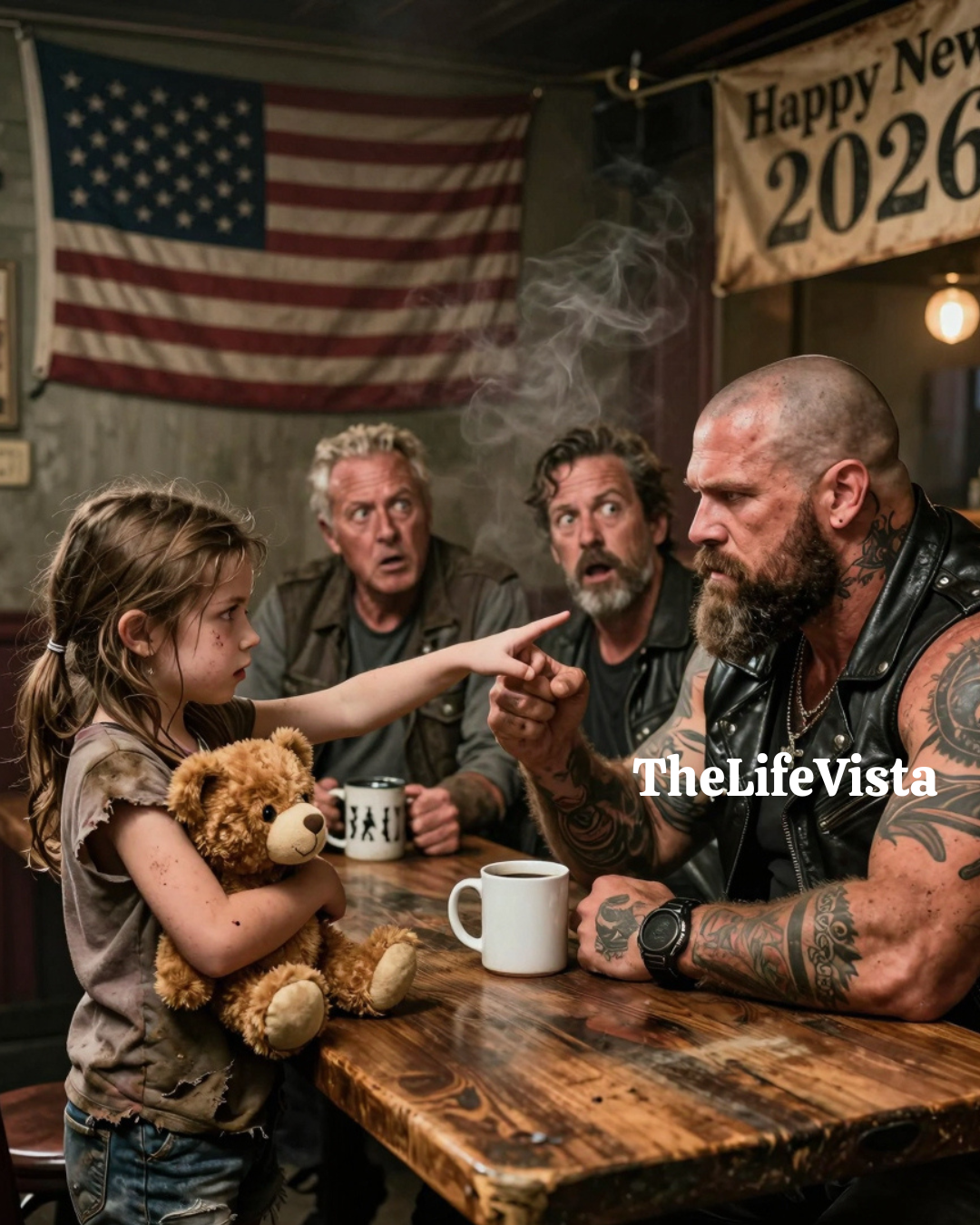 A Little Girl Whispered, “My Dad Had That Same Ink,” and Five Hardened Riders Went De@d Silent When They Realized Exactly Which Brother She Was Talking About, Because Some Tattoos Aren’t Art, They’re Oaths That Follow You Home