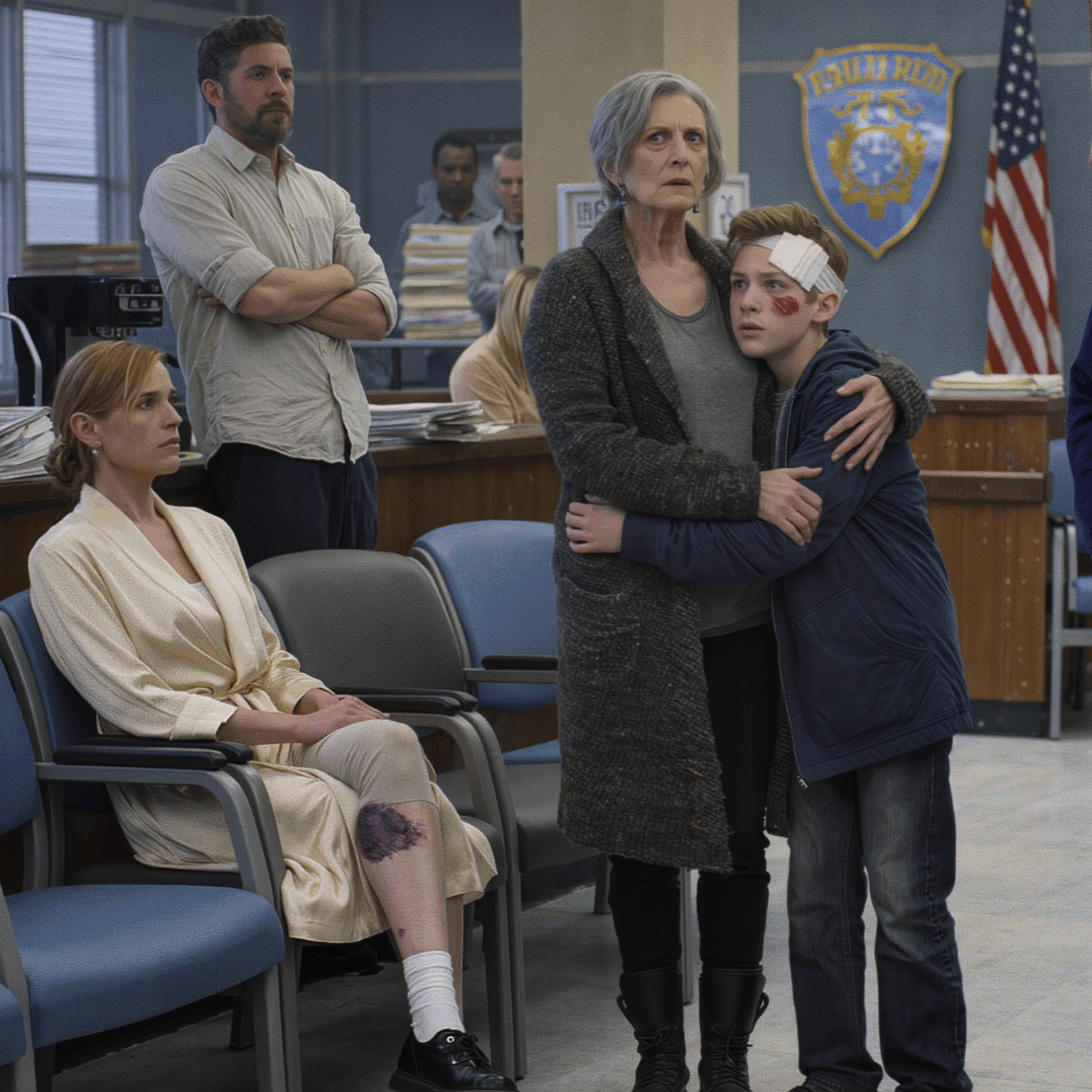 That night, as my grandson’s voice shook through the phone—“Grandma, I’m at the police station. My stepmother hit me, but she’s saying I attacked her. My dad doesn’t believe me”—I understood there are kinds of betrayal you never get used to.