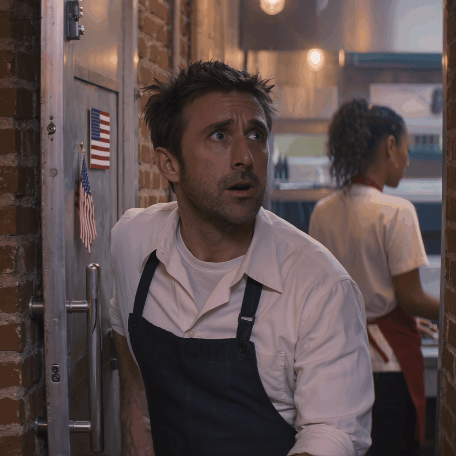 The millionaire who disguised himself as a ‘no-name’ waiter in his own failing restaurant froze when he heard three words from the young waitress — ‘You look so tired, like someone who has to carry the whole world on his shoulders.’ That moment made the billionaire owner feel his heart sink, realize that his life had long been built on half-truths, and that that slow morning shift in Charleston would overturn every notion he had.