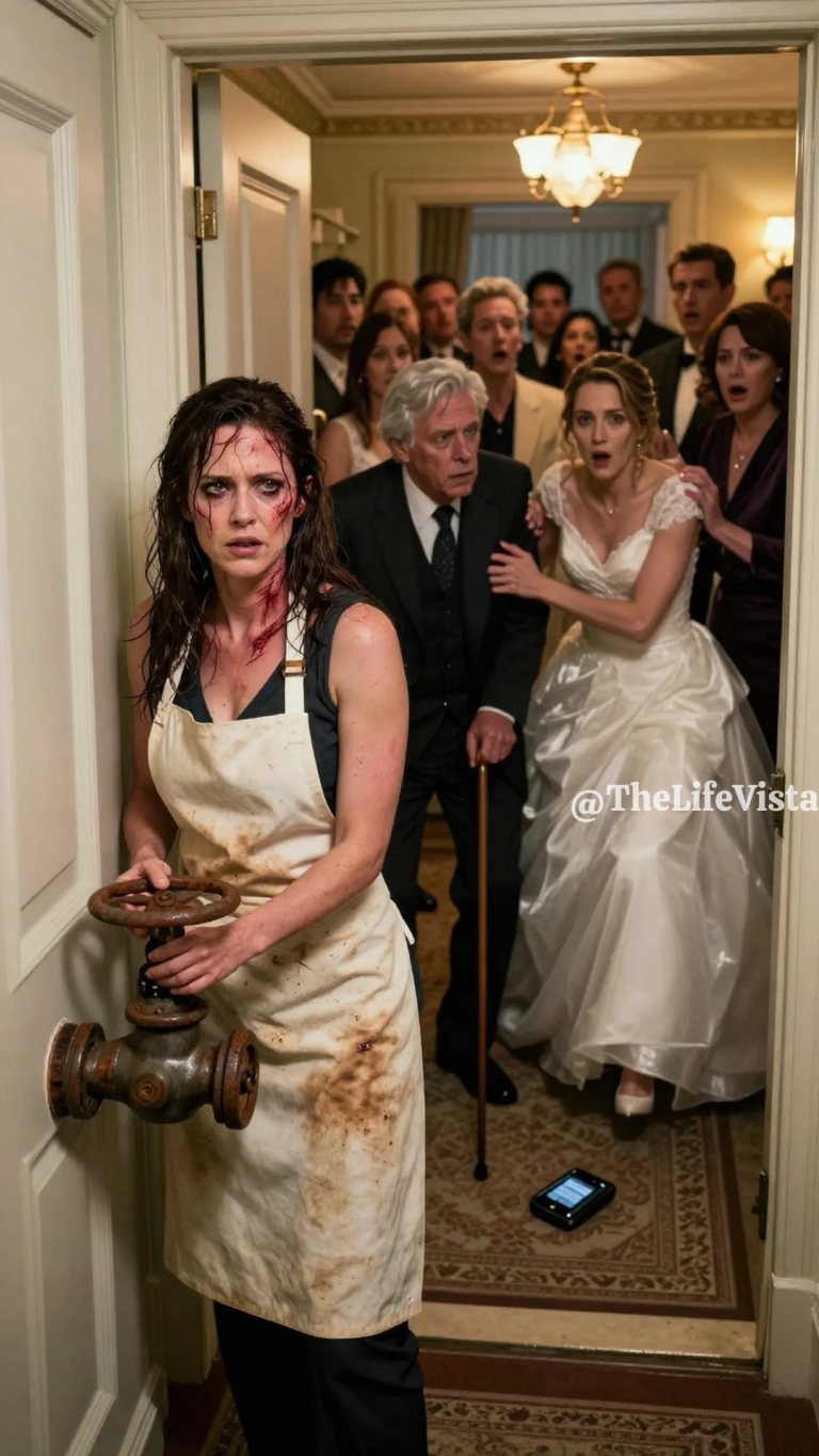 She Hid Me in the Kitchen Because My Scars Were “Ugly,” Until the Guest I Saved Made the Wedding Go Silent