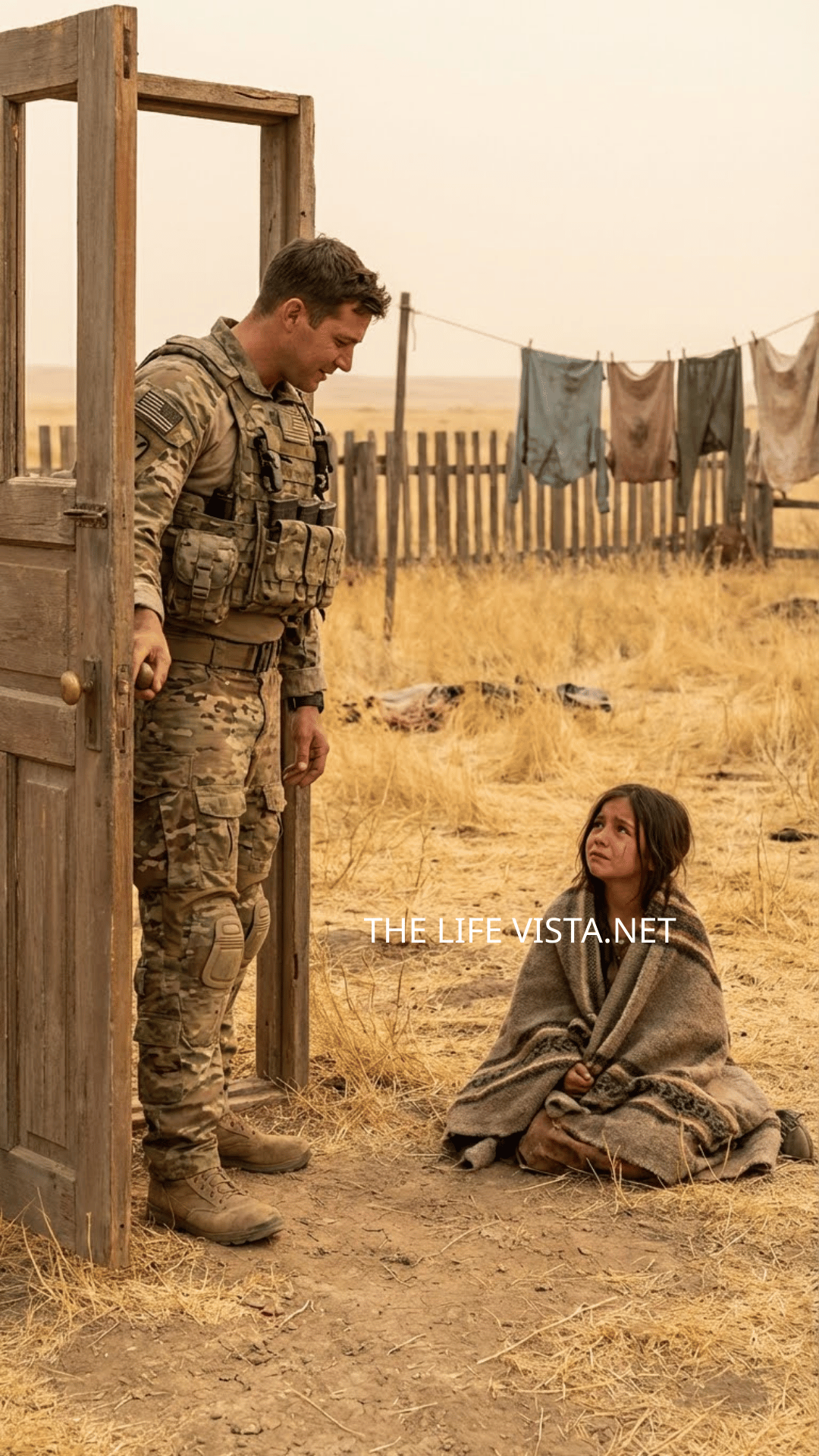 The moment he opened the backyard door and heard his daughter whisper, “Dad… don’t leave again,” everything changed with his next move…