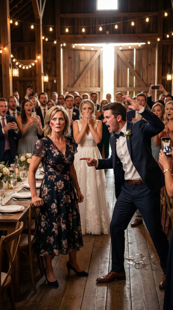 At my daughter’s wedding, my son-in-law ordered me to hand over the keys to my farm in front of two hundred guests. When I said no, he slapped me so hard I lost my balance. I walked out and made a call… he went hysterical when he saw who it was!