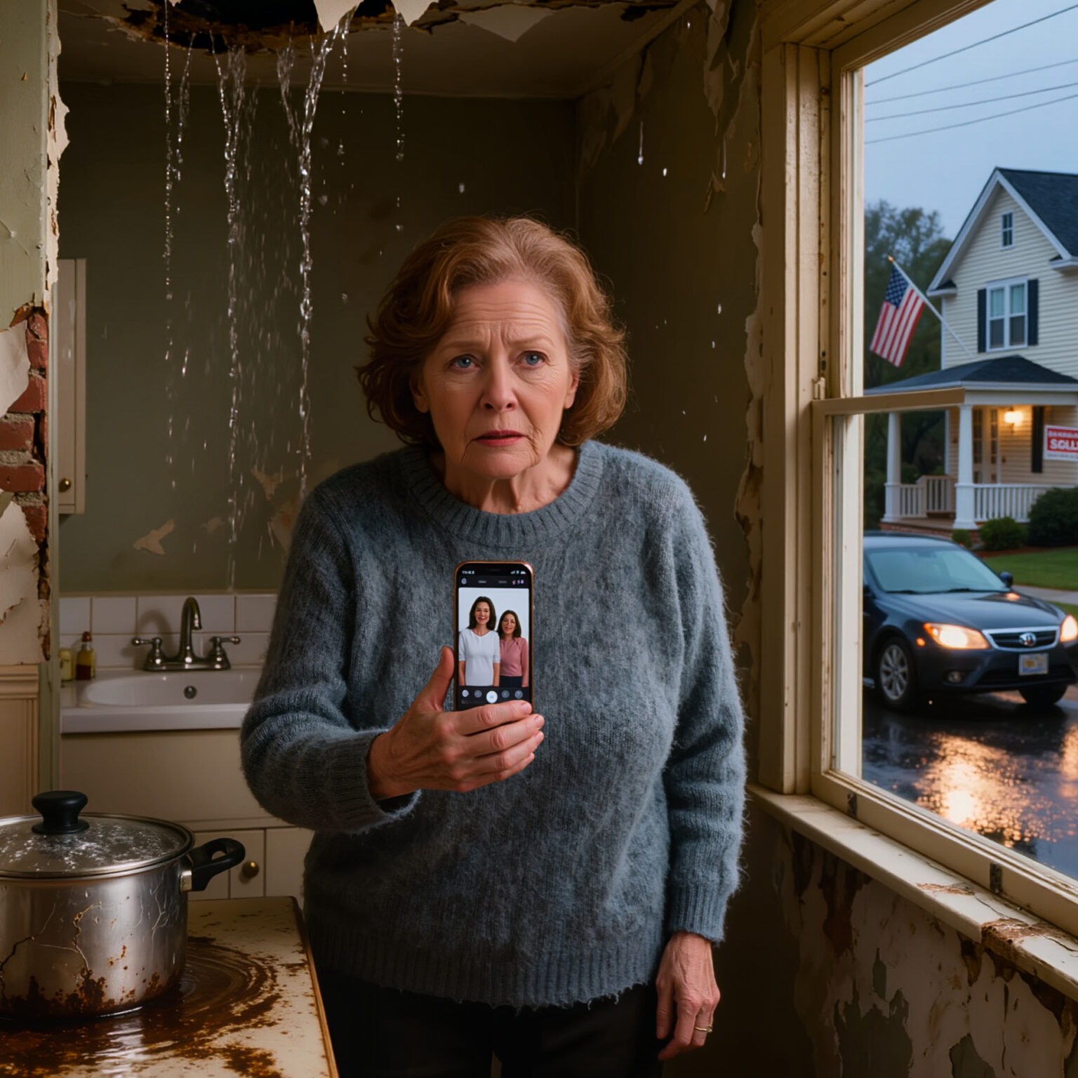 My daughter bought a new house for her mother-in-law while I was still living in a crumbling apartment with leaking pipes. “She deserves a comfortable place,” she told me. I smiled and said nothing. Days later, I received a message – and after reading it, I knew exactly what I had to do…