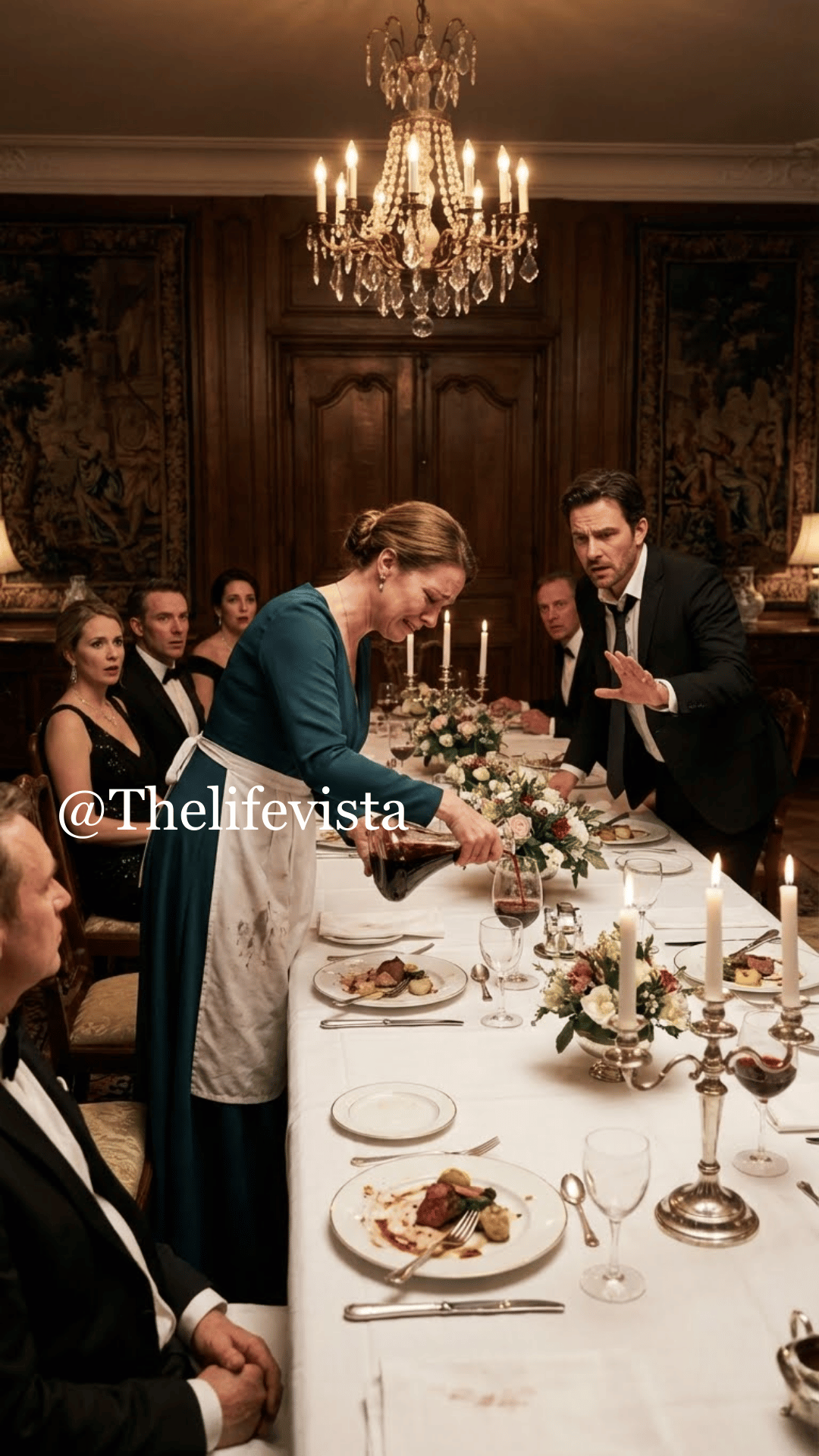 I was serving guests at my husband’s party while grieving my mother’s death. He laughed and said, “Cry later. Serve now,” as if my pain meant nothing. But when his boss learned who I truly was, he walked straight up to my husband— and ended him with a single sentence.