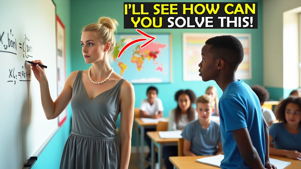 Teacher Told Black Student to Solve Higher Grade Math Problem as a Joke—What Happened Next …