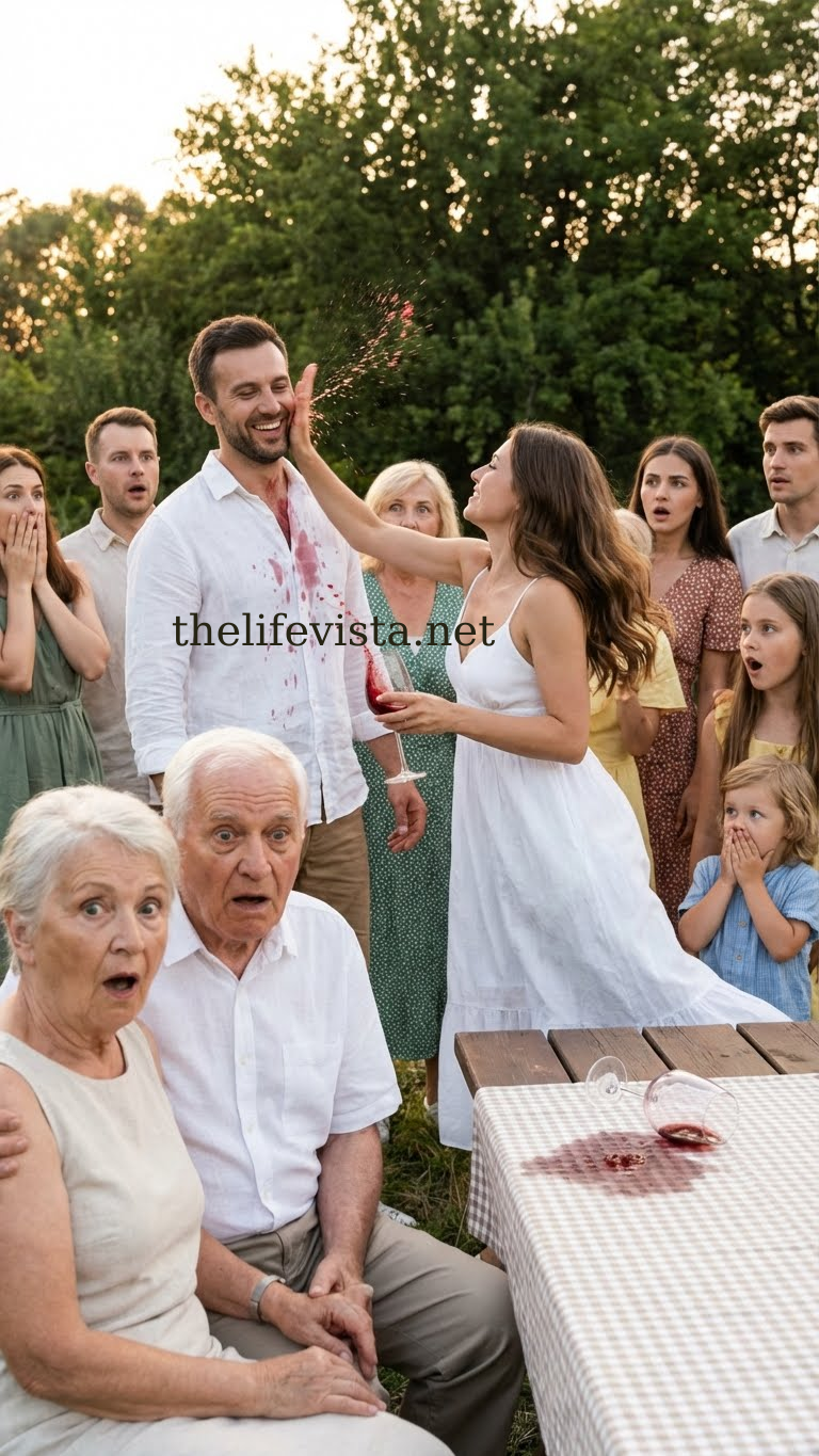 At a family gathering, my wife’s sister slapped me in front of our kids and yelled, “You’re not even a real father. You just adopted them.” I touched my stinging cheek and smiled, replying, “Since you brought it up.” Now, my wife keeps apologizing, and my in-laws are begging me.