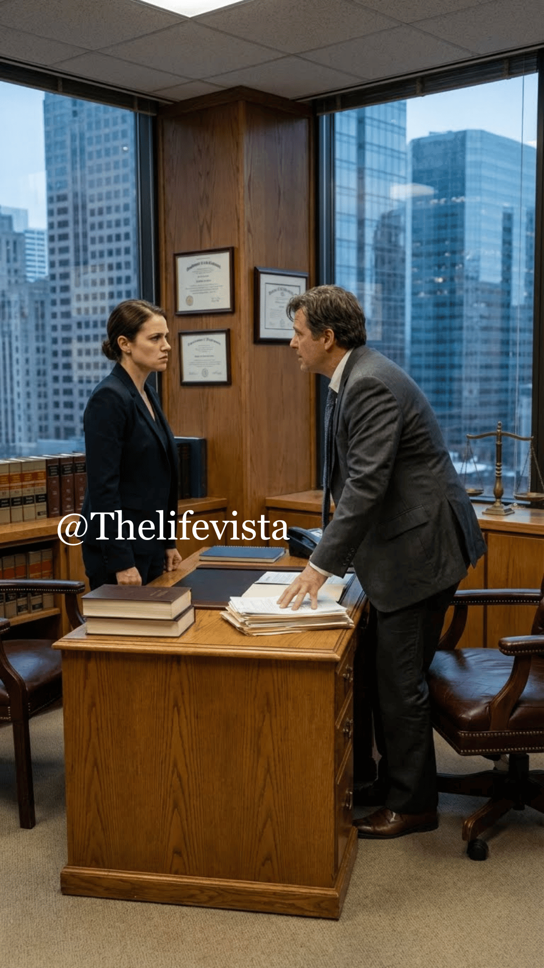 My husband’s voice was icy on the phone. “I want a divorce. From now on, speak only to my lawyer.” I didn’t protest. I didn’t plead. I went straight to the law office. “Yes, I’m his wife,” I said calmly. The lawyer’s face drained of color. His hands started to tremble. “Is there a problem?” I asked gently. He swallowed hard—and in that moment, I knew the truth. A secret he’d been protecting was about to be ripped wide open.