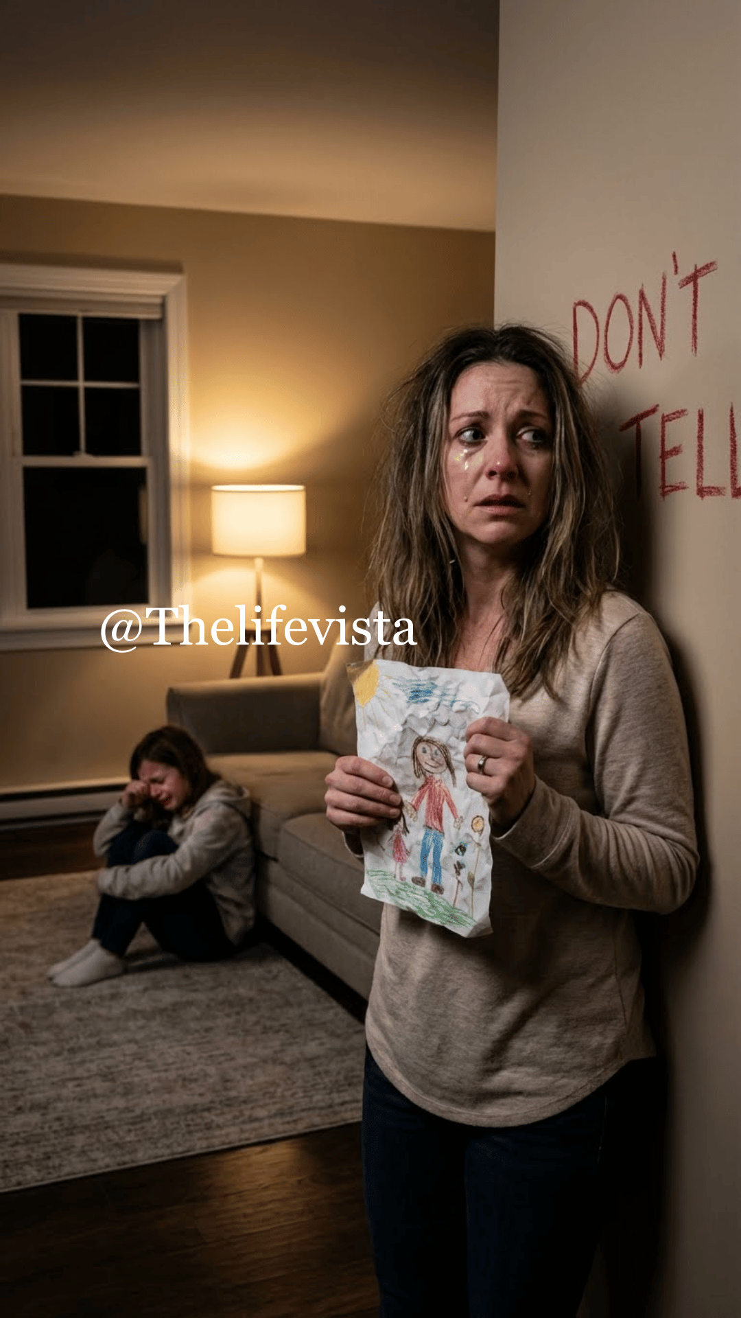 I left my seven-year-old daughter with her grandmother and older sister for just one day. When she came back, she was completely silent. No matter how gently I asked what had happened, she only shook her head. After a psychological evaluation, the doctor asked to speak with me privately. “Your daughter keeps drawing the same picture again and again,” he said quietly. “Do you want to see it?” The moment I looked at the drawing, my hands started shaking—and I immediately called the police.