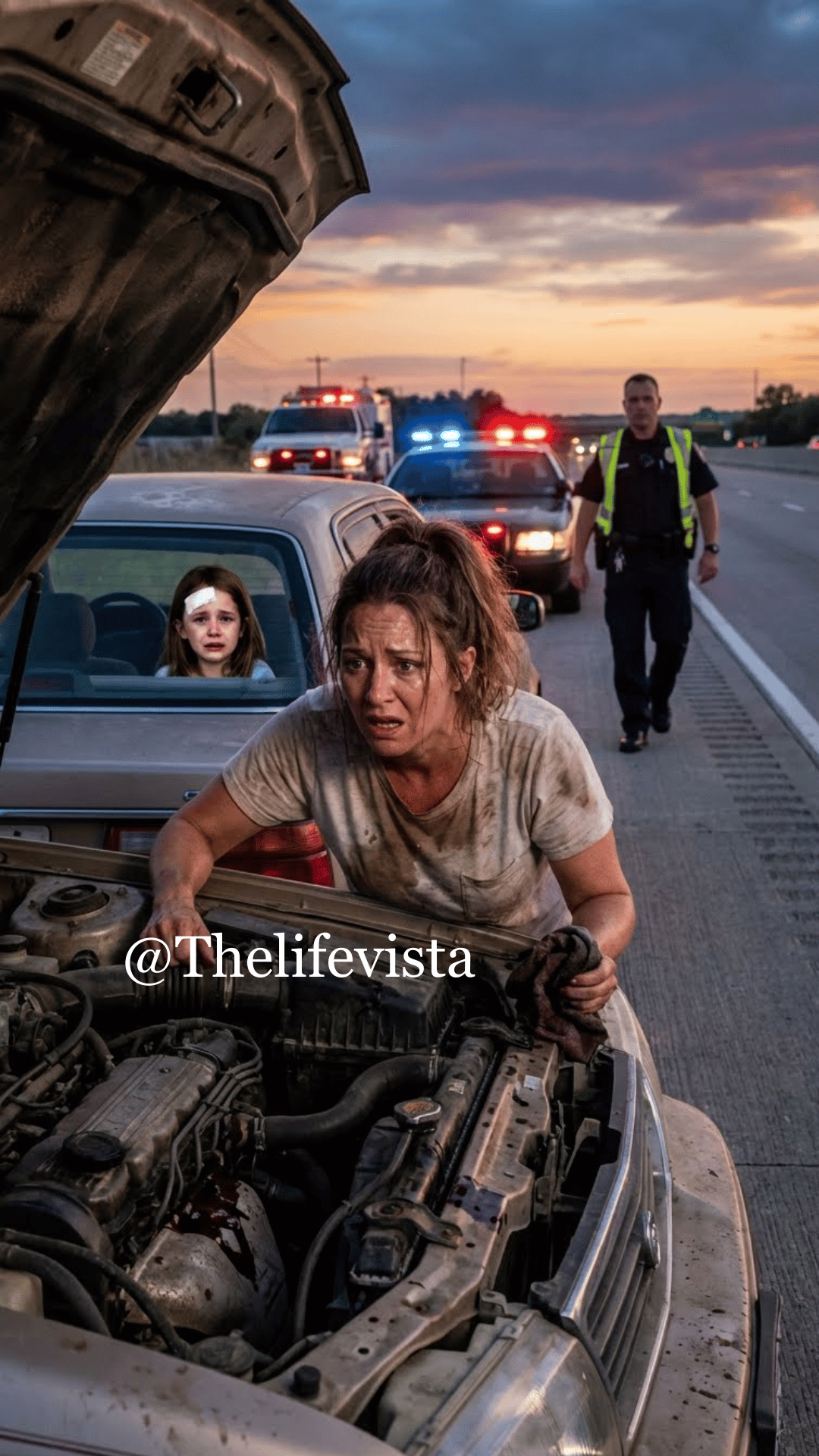 My daughter and I were in the middle of a long drive when she suddenly said, “Mom, the air smells strange… my head really hurts.” I pulled over right away to check. When I looked inside the air-conditioning system, I found something so alarming that I immediately called the police. What investigators uncovered afterward revealed a terrifying truth I never could have imagined.