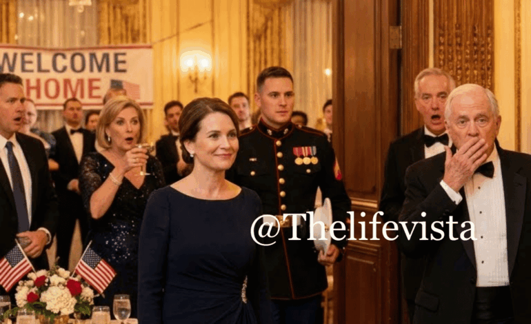 “She couldn’t even make it through officer school,” my father declared loudly at the party. The room burst into laughter. I didn’t react—didn’t flinch—right up until the doors swung open. A general stepped inside, scanned the room, then fixed his gaze on me and snapped to attention. The laughter evaporated. “Pardon me,” he said firmly. My father’s voice caught in his throat. I smiled—because in that moment, the truth had just walked in, unmistakable and impossible to ignore.