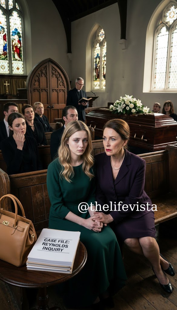 She swept into my uncle’s funeral draped in pearls and perfume, smiling like the inheritance was already hers—the same woman who abandoned me at sixteen. When the lawyer called her name, she squeezed my hand and whispered, “Watch me win.” The envelope opened. The room froze. “A poison-pill clause,” the lawyer read, “triggered only if she attempts to claim anything.” Her smile shattered. “What does that mean?” she snapped. I stayed silent—because the next page listed her name under criminal referral.