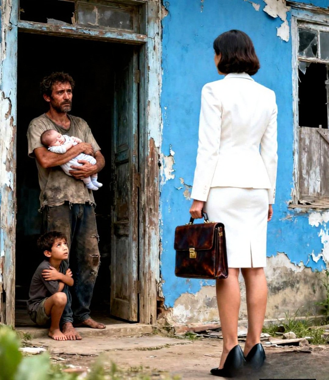 Eine erfolgreiche Unternehmerin stand plötzlich vor dem bescheidenen Zuhause ihres Mitarbeiters – und das, was sie dort vorfand, veränderte seinen Lebensweg für immer.