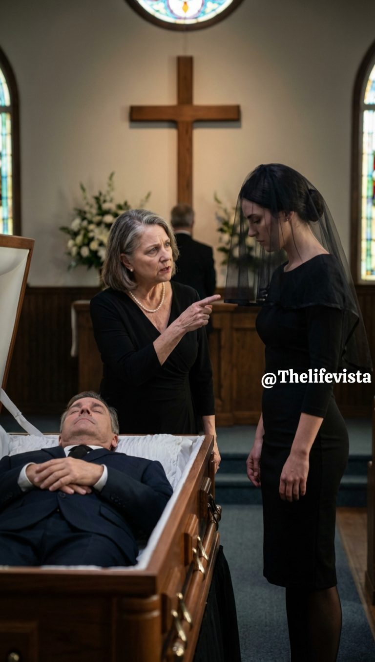 My Husband’s Farewell Was Calm, Elegant, and Planned Down to the Last Detail — Until a Woman Dressed in Black Stepped Close, Met My Eyes, and Murmured That the Man in the Casket Was Not the One I Married