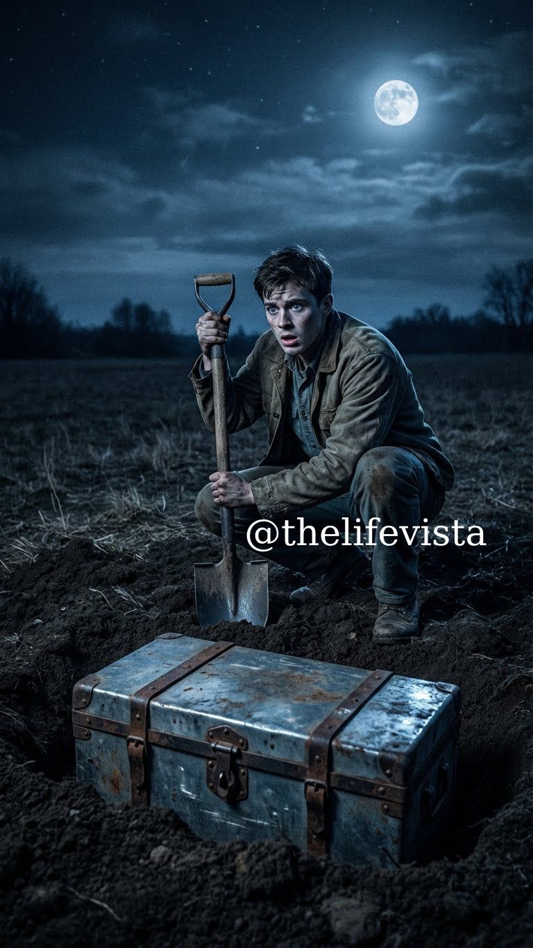 Everyone laughed when the lawyer said, “He left a treasure—but only for the one who finds it.” I laughed too… until I noticed the coordinates carved beneath my uncle’s desk. “This is insane,” I whispered, digging alone in the frozen ground at midnight. Then my shovel struck metal. My hands went numb. In that moment, I understood—this wasn’t about money. It was about a secret my family was never meant to find.