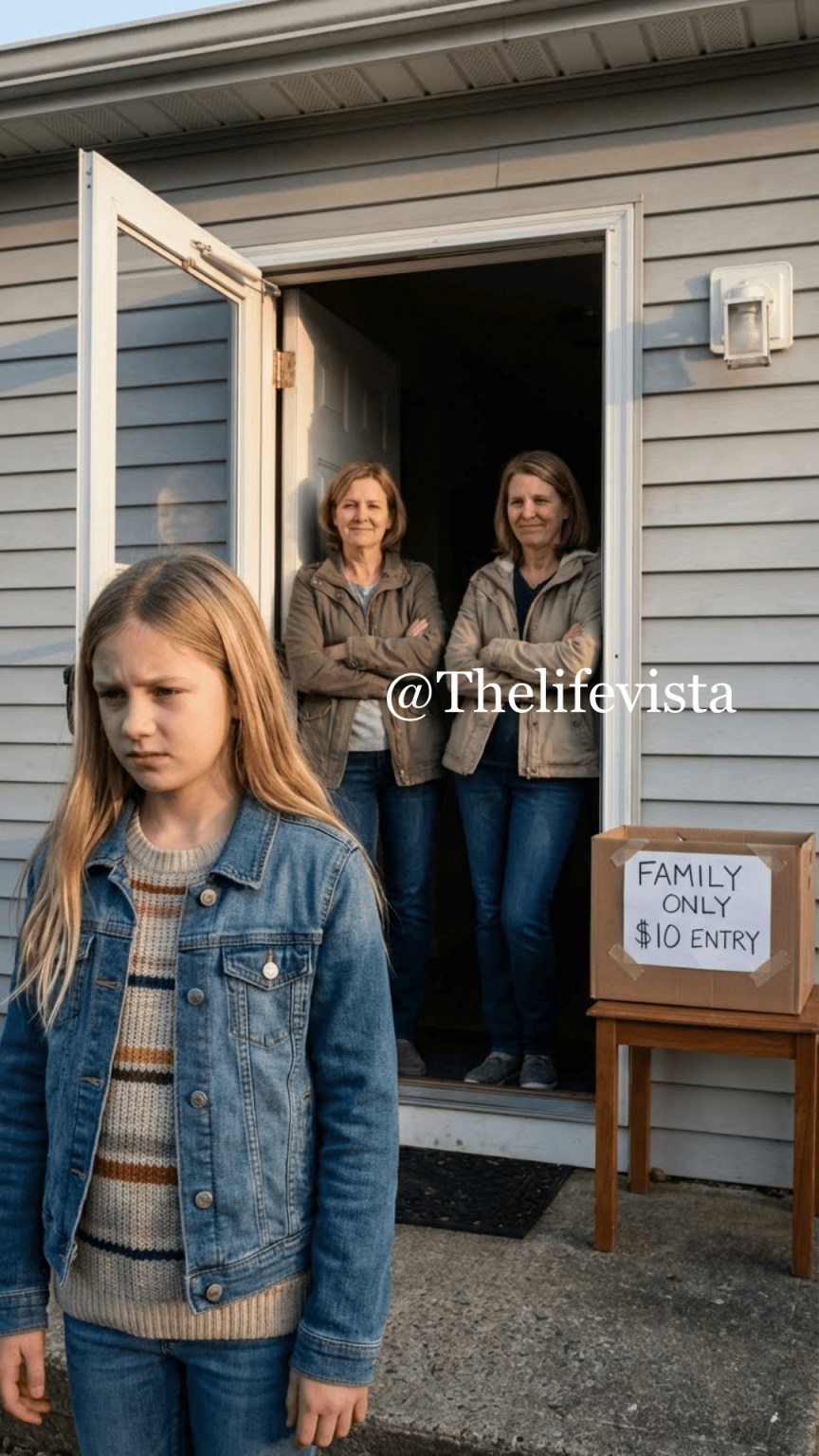 At my sister’s housewarming party, my mother blocked my way at the door and told me that only family was allowed to come in.