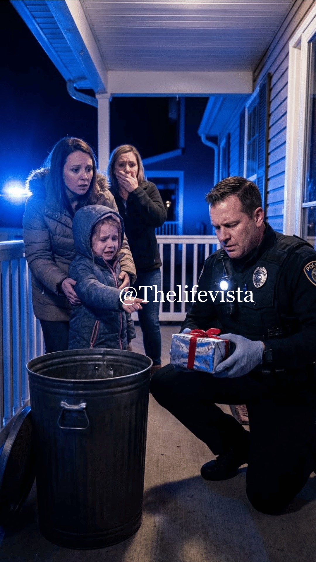 When my mother-in-law gave my five-year-old daughter a pregnancy gift, my daughter suddenly screamed and flung it away—begging me to call the police immediately.
