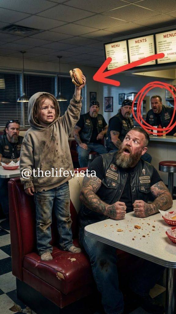 A Little Girl Screamed, “Don’t Eat That!” — The Biker President Froze When He Learned Why