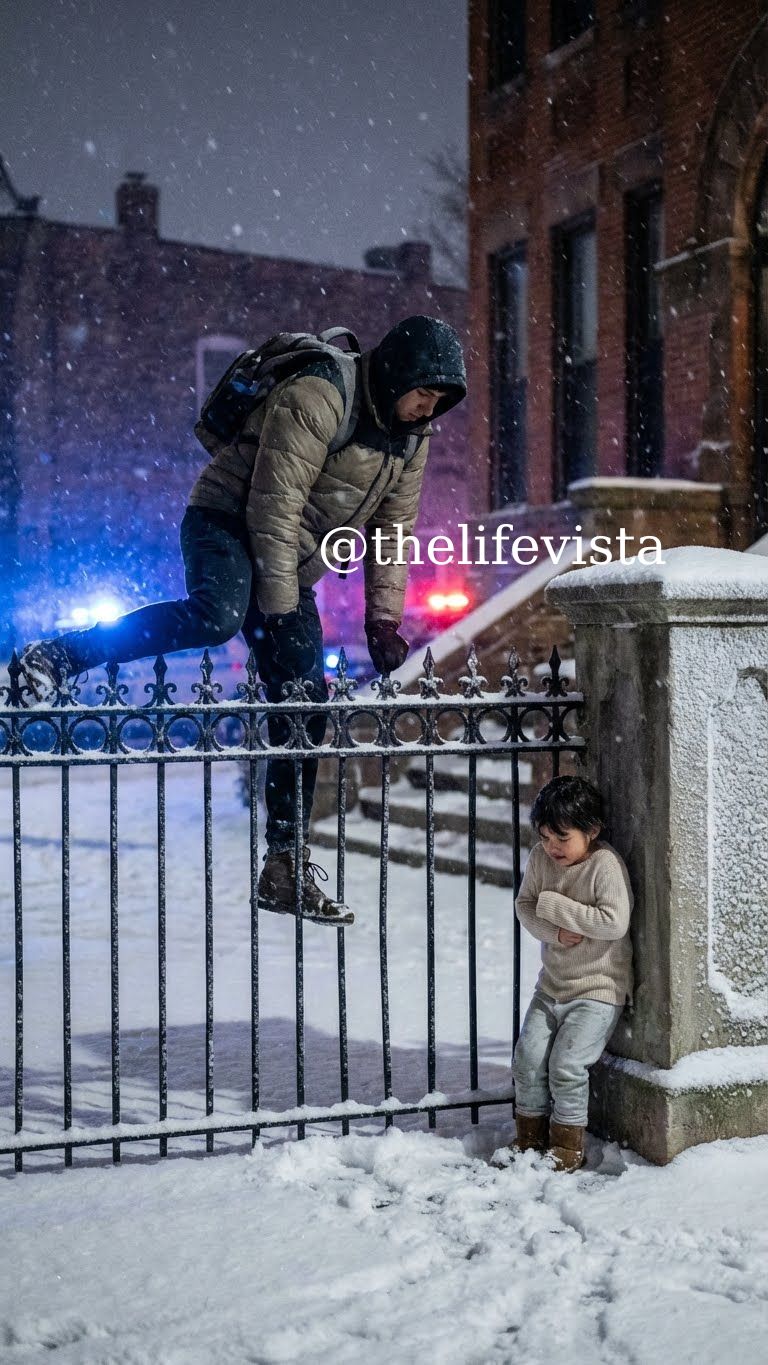 On the coldest night in Chicago, a homeless teen wandered the frozen streets—until a barefoot little girl whispered from behind a locked gate, “I’m cold.” The decision he made in that moment changed both of their lives forever.