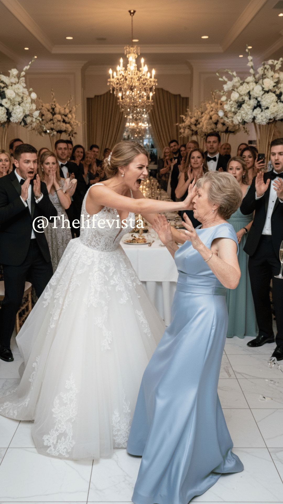 At my son’s wedding, my daughter-in-law slapped me so hard my glasses slid across the ballroom. In front of 130 guests, she called me a selfish old woman and demanded my apartment keys. They thought I was weak. One phone call proved them wrong.