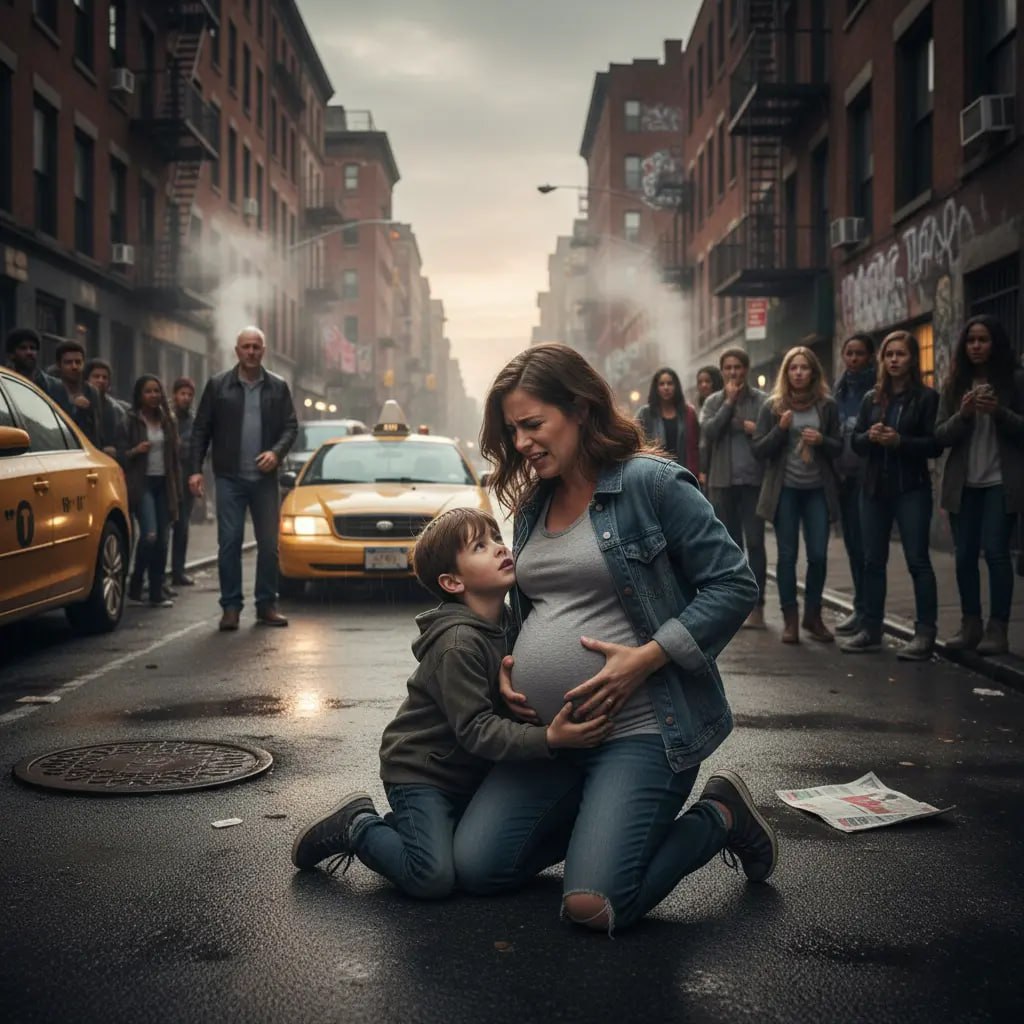 „Ein armer 13-jähriger Junge riskiert sein Leben, um eine schwangere Frau vor einem Truck zu retten – doch als er die Wahrheit über ihre zerstörte Nachbarschaft erzählt und eine unerwartete Bitte äußert, ist ihr Milliardärs-Ehemann von ihrer lebensverändernden Entscheidung sprachlos.“