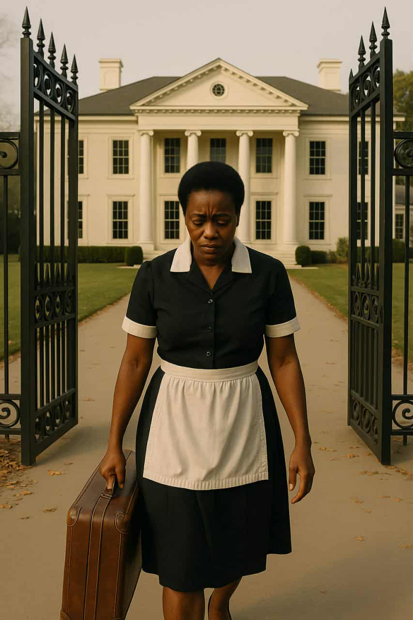 Schwarze Haushälterin fälschlicherweise des Diebstahls beschuldigt und aus dem Haus des Milliardärs geworfen – doch die versteckte Kamera enthüllt etwas, das alle sprachlos macht…