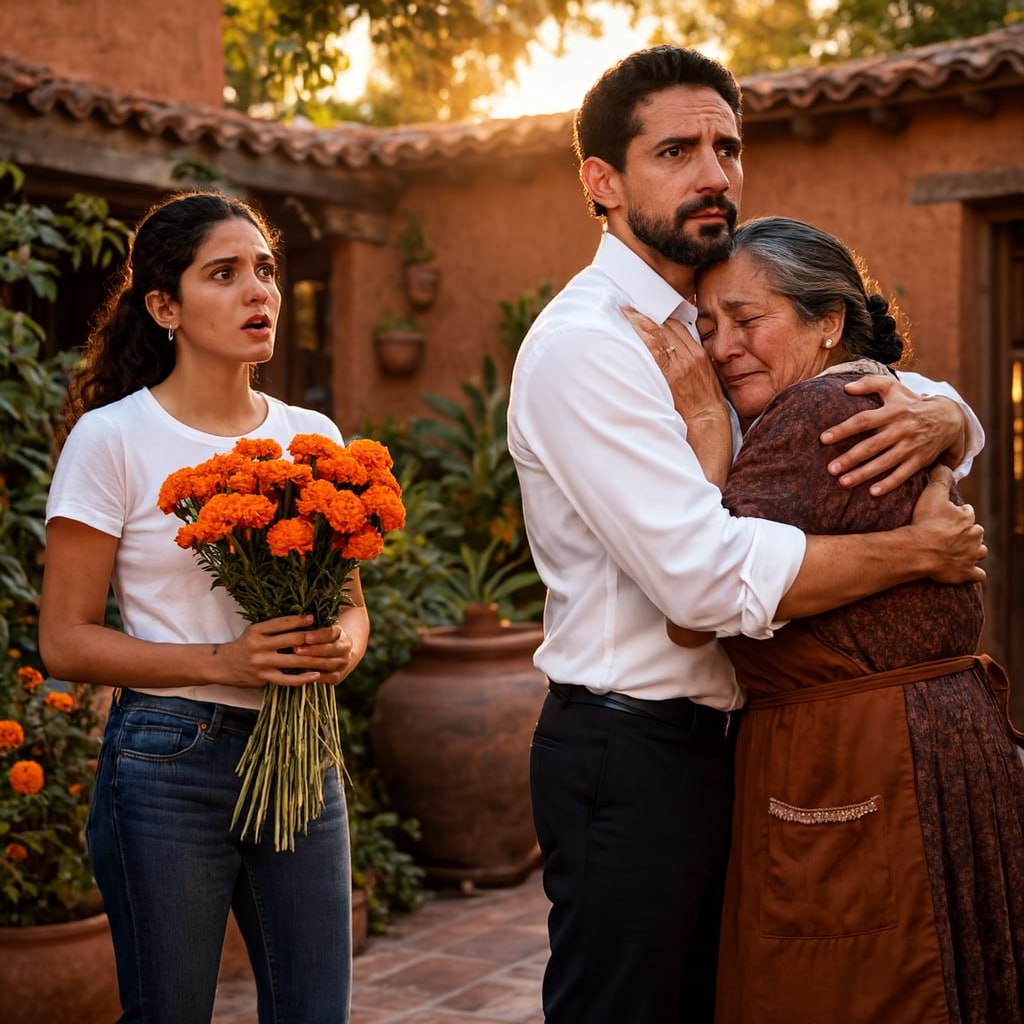 „Eine 20-jährige Frau war in einen Mann über 40 verliebt. Als sie ihn eines Tages nach Hause brachte, um ihn ihrer Familie vorzustellen, erkannte ihre Mutter ihn sofort und rannte auf ihn zu, um ihn fest in die Arme zu schließen…“