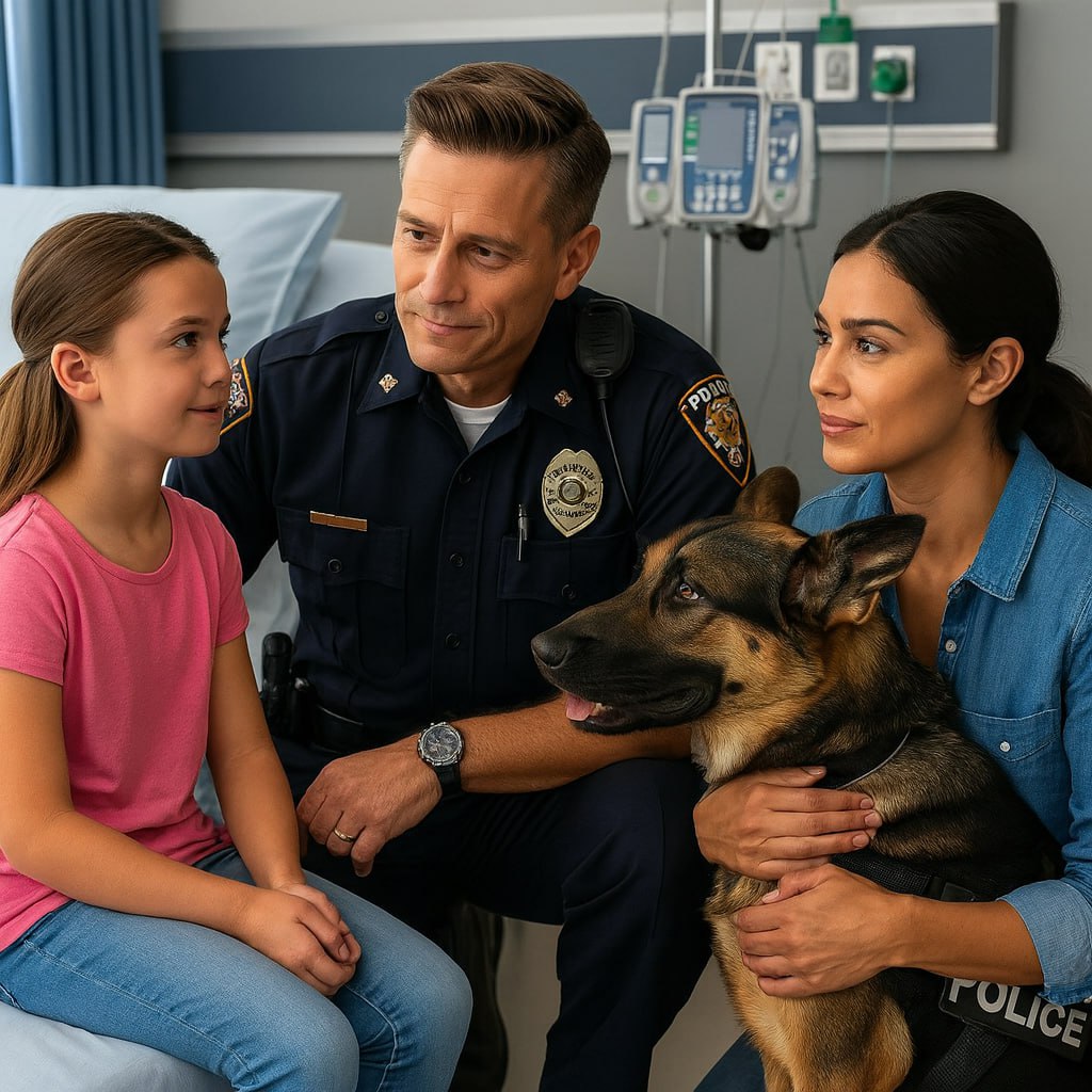 Das kleine Mädchen weinte und erzählte ihrer Mutter: „Er hat versprochen, mir nichts zu tun.“ Sofort fuhr ihre Mutter sie ins Krankenhaus – wo ein Polizeihund bald die erschütternde Wahrheit ans Licht bringen sollte.