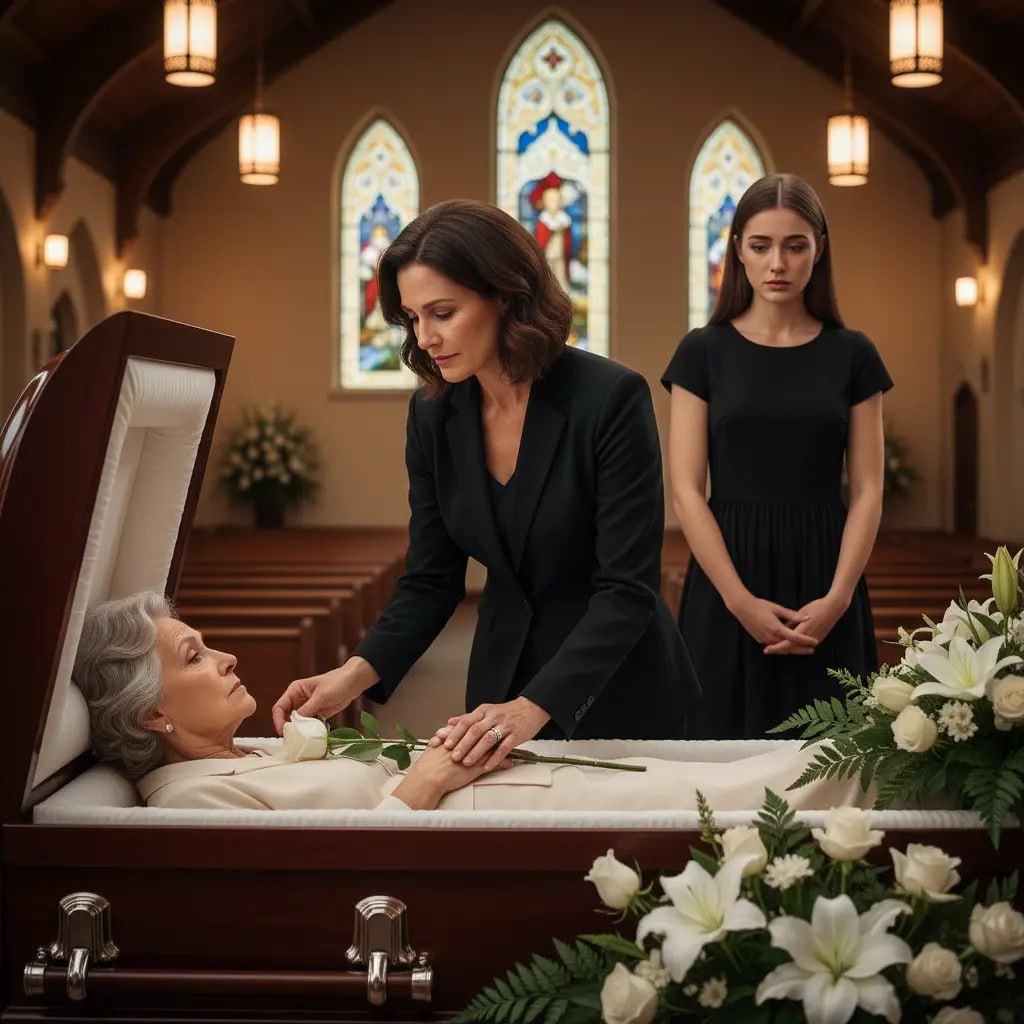 Beim Abschied von meiner Großmutter sah ich, wie meine Mutter etwas neben sie legte – und was ich später entdeckte, ließ mich sprachlos zurück