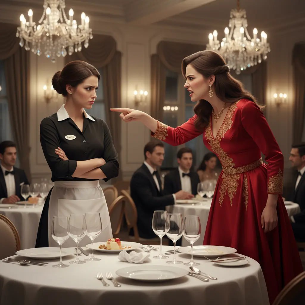 Die arrogante Karen riss mein Kleid – sie dachte, ich sei nur eine Kellnerin. Doch ihr milliardenschwerer Ehemann…