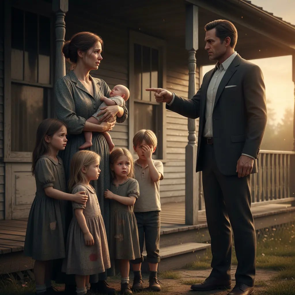 Er warf seine Frau und fünf Kinder aus dem Haus… ABER ALS ER GEDÄCHTIGT ZURÜCKKEHRTE, WAR ALLES ANDERS!