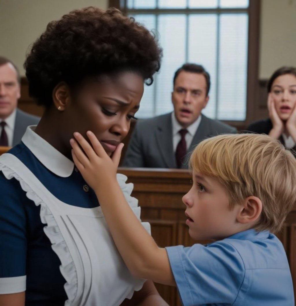 Die von einem Millionär beschuldigte Haushälterin musste ohne Anwalt vor Gericht erscheinen – bis ihr Sohn die Wahrheit enthüllte.