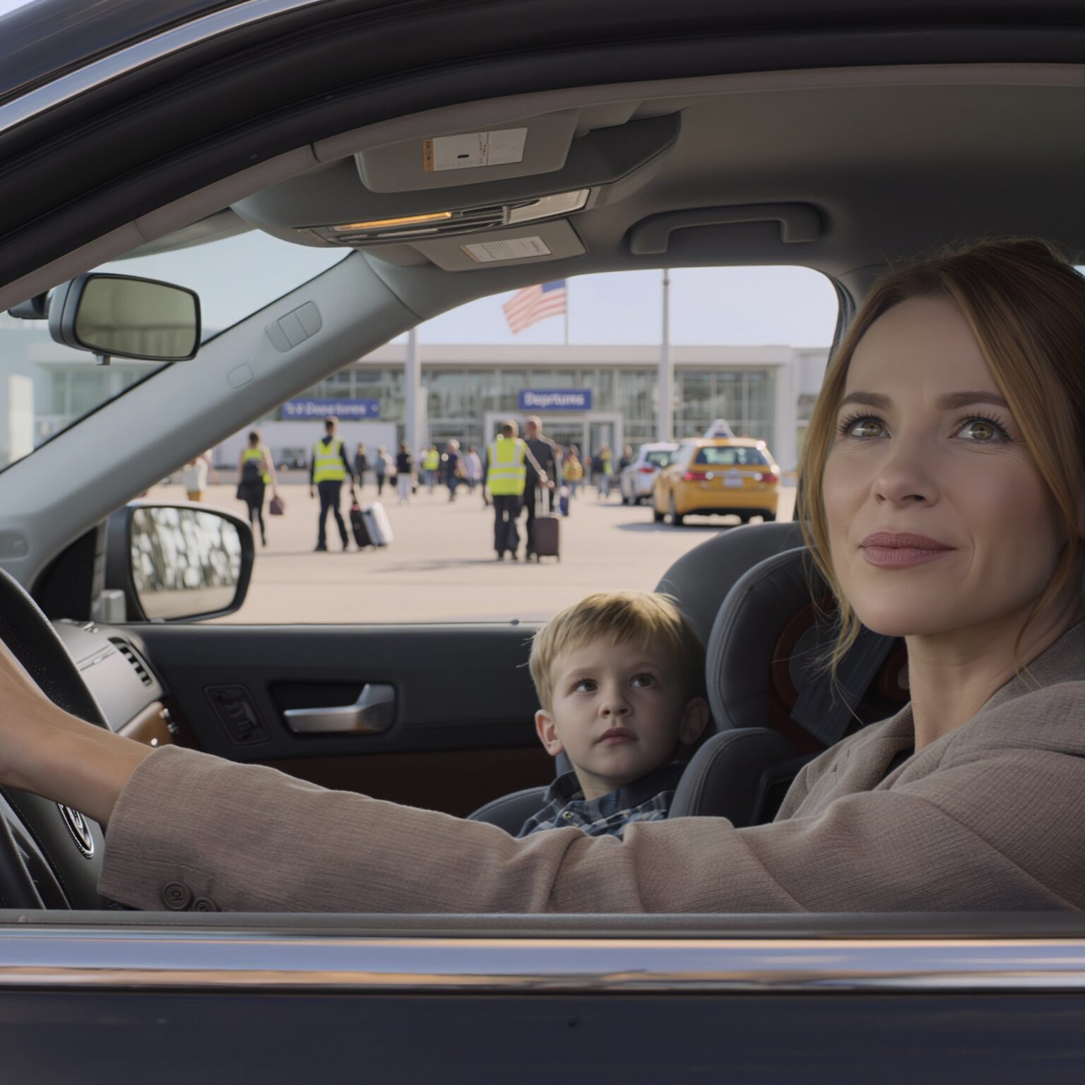 After my husband boarded the plane for a business trip, my six-year-old son suddenly whispered: ‘mom… we mustn’t go home.’ instead of driving back home, i decided to turn the car around and go on a trip. i felt truly lucky because i listened to my child.