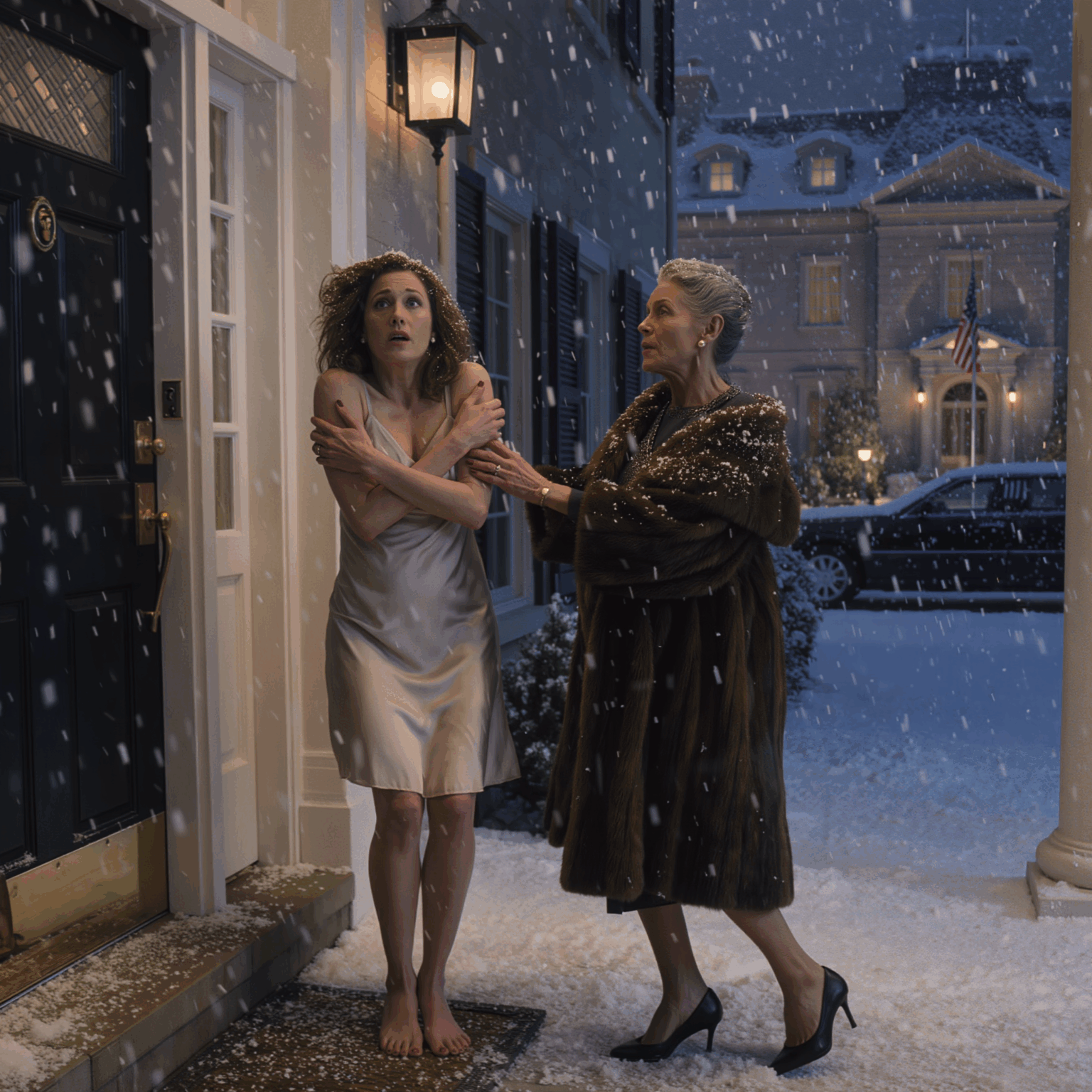 “Walk back to your folks. Hope you don’t freeze to death,” my husband screamed, locking me out in the street in the dead of winter, wearing nothing but a thin nightgown.