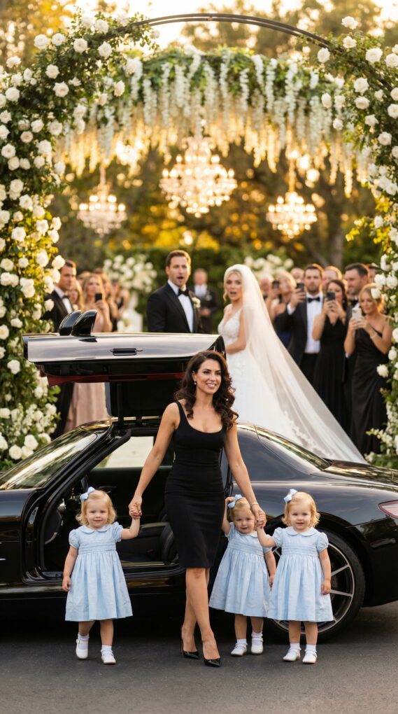 He left me because he swore I was “broken”—infertile, useless, unworthy of his last name. Then, on his wedding week, an invitation arrived like a slap: “Come celebrate. I want you to see what you lost.” My hands trembled as I read his smug message: “Don’t be late. I saved you a front-row seat.” So I’ll go. In heels. Head high. And behind me—three identical little faces. Triplets. Mine. When he sees us… will he laugh again, or will his perfect ceremony finally shatter?