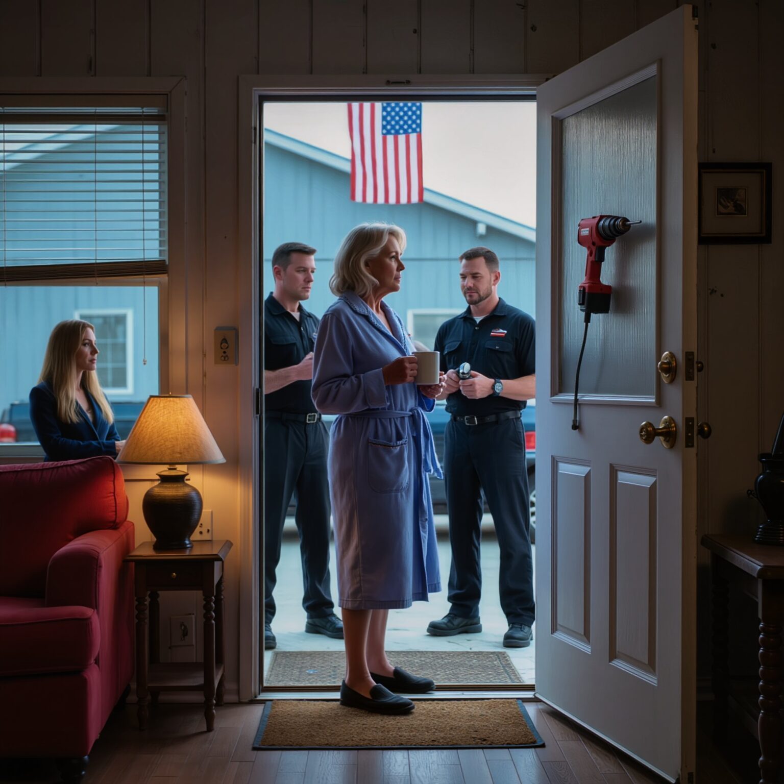 ‘Open the door! This house is my husband’s!’ my daughter-in-law brought two locksmiths to my front door at 6 a.m.