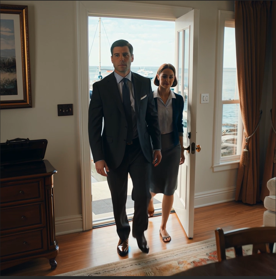 After my husband passed away, his lawyer revealed I was the sole heir to his $48 million estate. My son demanded I hand it over — I refused. That night, he locked me out. I moved into my late husband’s estate. The next day, he came to take it… but froze when he saw who stood beside me.