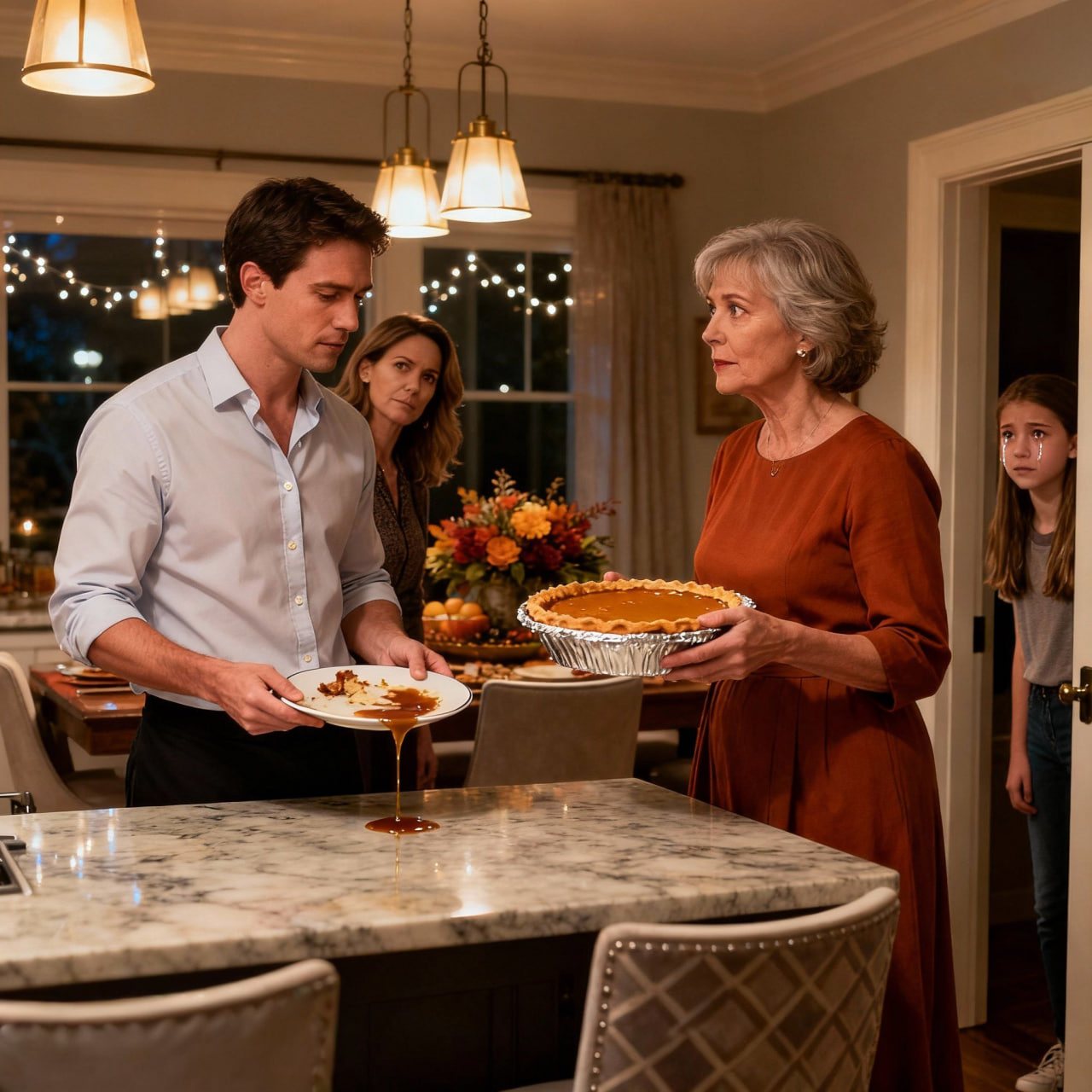 ‘Bring a Dish at 4.’ My Son Texted. I Walked In with Pumpkin Pie—And He Handed Me a Plate of Leftovers, Saying, ‘That’s All You Deserve.’ The Next Morning, I Opened My Bank App—and My Life.