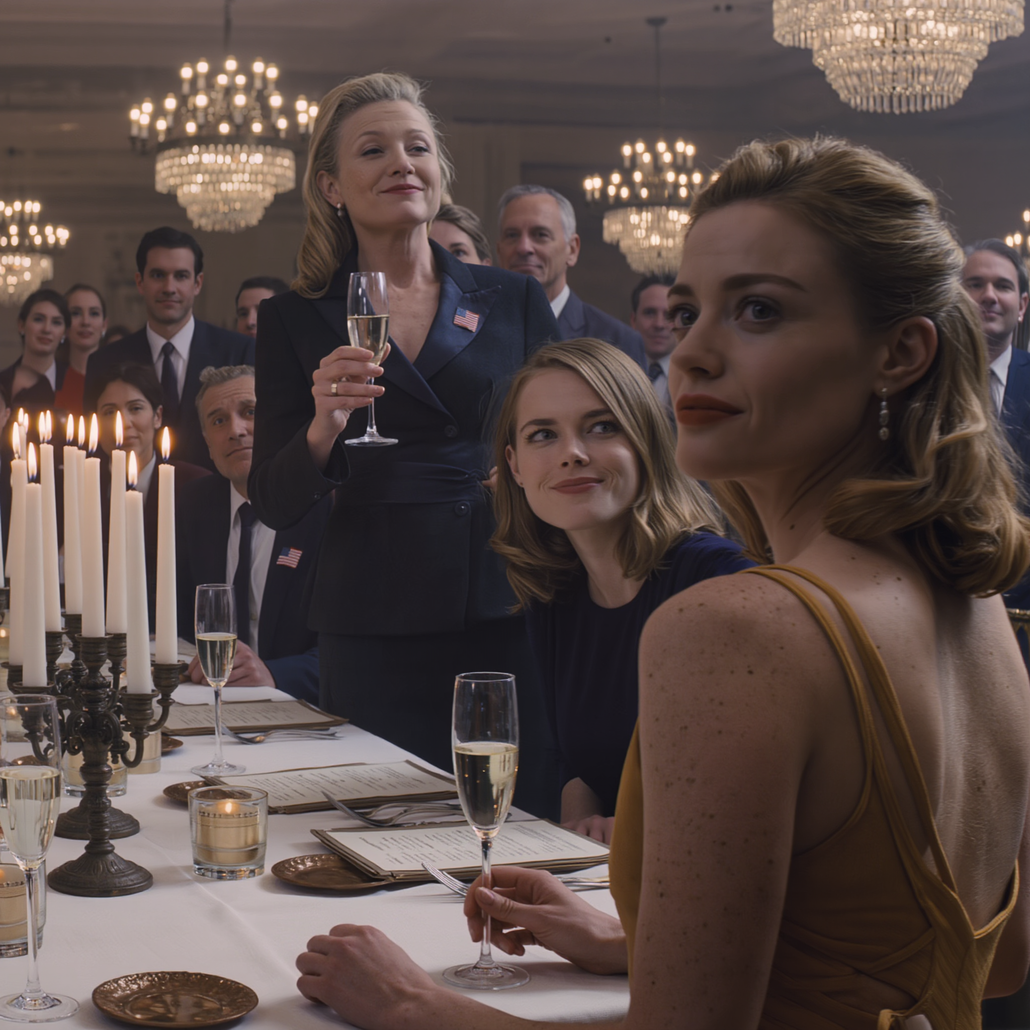 My mother announced in the middle of the dinner: “The cottage from your husband’s family, we’ll just give it to your sister,” my sister burst out laughing: “Oh, it’s just a cottage anyway” – the whole family clapped along… until my groom looked at me, looked at the relatives and slowly opened his mouth, and no one in my family ever dared laugh the same way again.