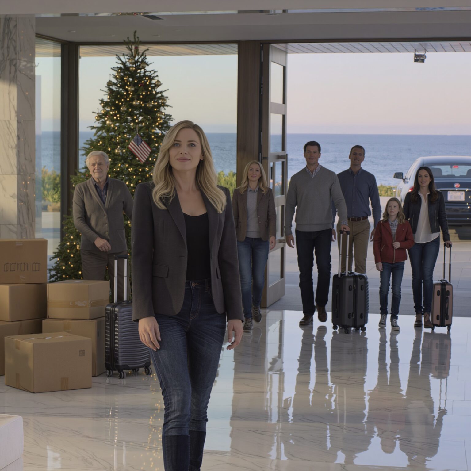 My parents told me it was best not to come home for Christmas with the family, saying that my unstable life was like “negative energy” that could affect everyone. But they had no idea I had just won a very large lottery prize and quietly collected $120,000,000 without telling anyone. When I bought a luxurious, secluded oceanfront mansion, my parents and siblings suddenly drove in from out of state, asking for “family support” and even talking about trying to get guardianship over me.