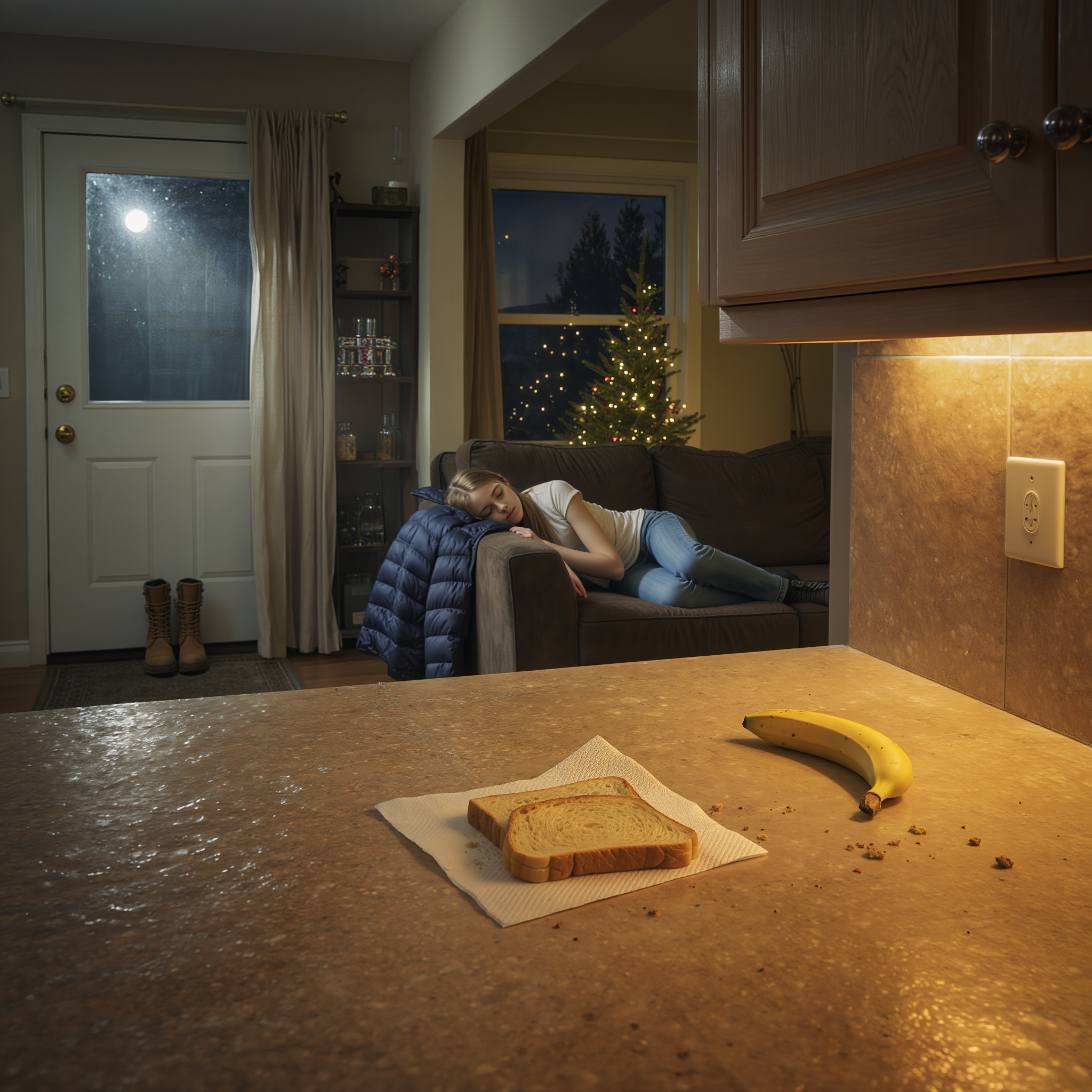 “The table is full!” — My mother’s Christmas-Eve words pushed my 16-year-old daughter out the door while I was on an ER shift; I didn’t cry or argue — I got tactical. And the letter on the doorstep the next morning made the whole family go pale…