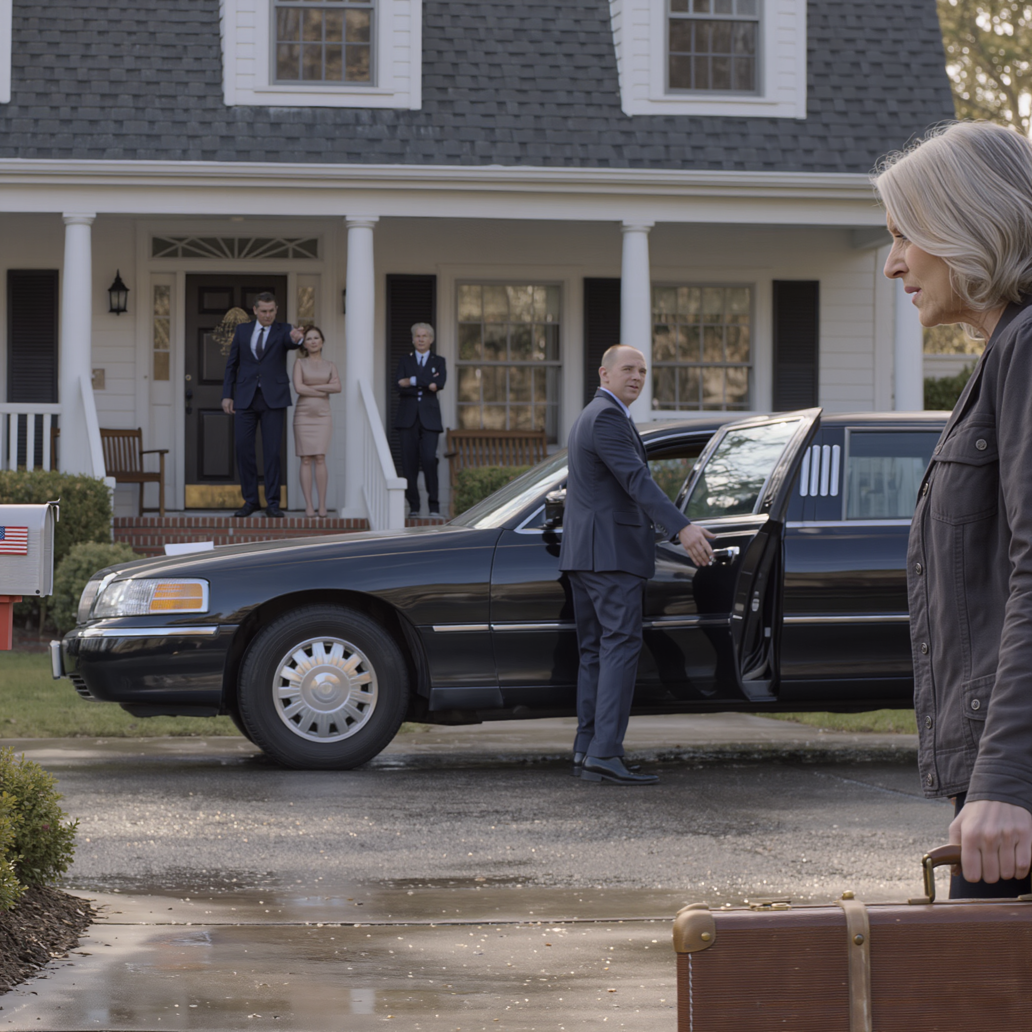 “If you won’t go to a nursing home, pack a bag and leave my house—now!” my son yelled, staring into my eyes. I stayed calm, smiled, folded my clothes, and closed the suitcase. An hour later, a limousine pulled up. When he opened the door and saw who had come for me… his smile vanished.