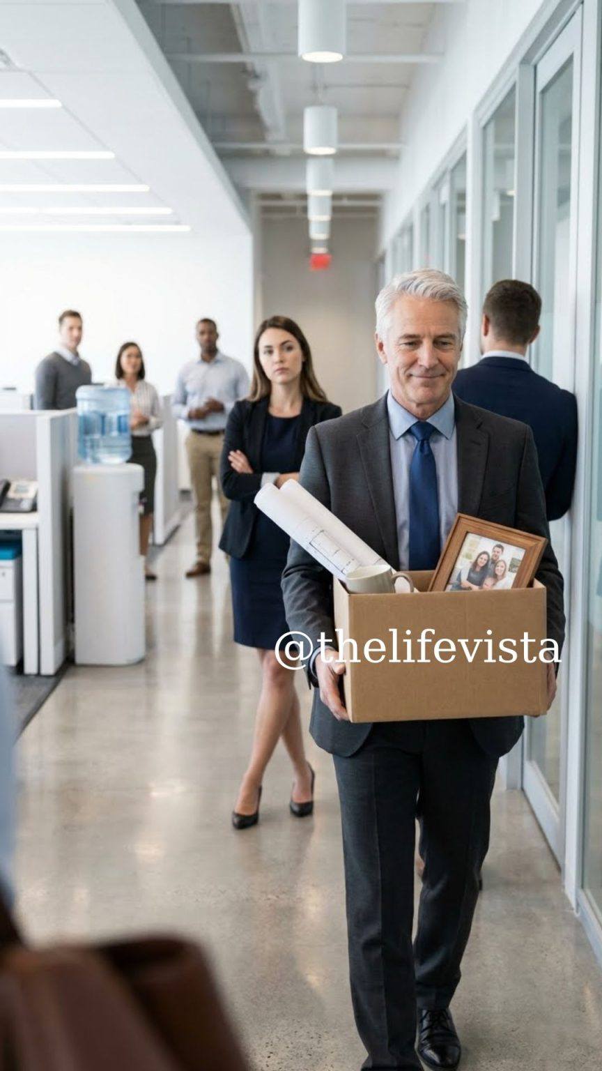 When my boss’s daughter took over, she called me into her office and said flatly, “We don’t need old men like you anymore.” I smiled, nodded, and walked out. The next morning, her father stormed in, slamming documents onto her desk. “Why did you fire him? Did you even read the contract?” he roared. “Because that contract,” he said through clenched teeth, “just made him the most powerful person in this company.”