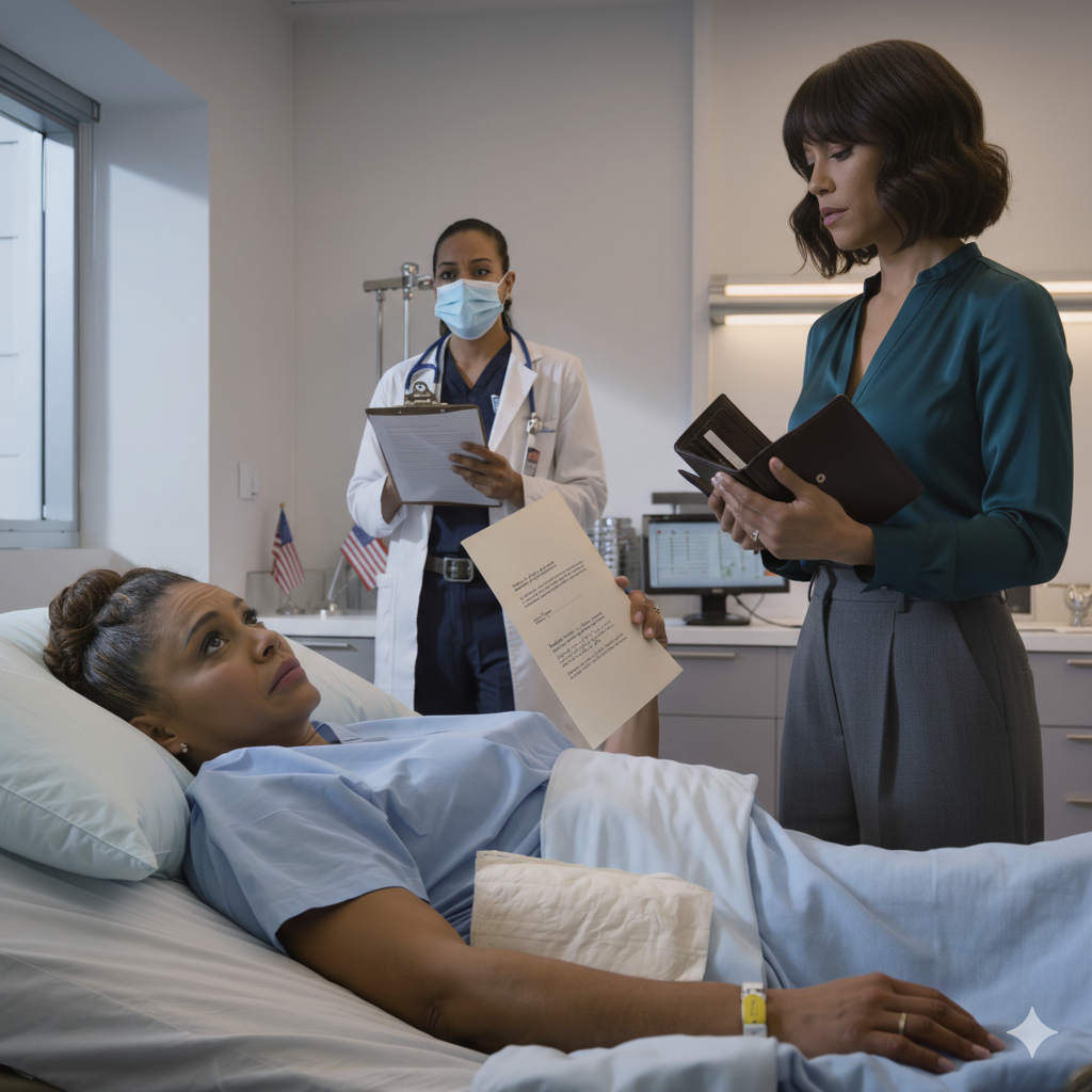 I woke up from surgery and found out they’d taken my kidney, even though I never agreed to it. When I demanded to see the paperwork, the doctor showed me an authorization page: the patient line was blank, but the “family decision-maker” line had my mother’s name written in her handwriting.